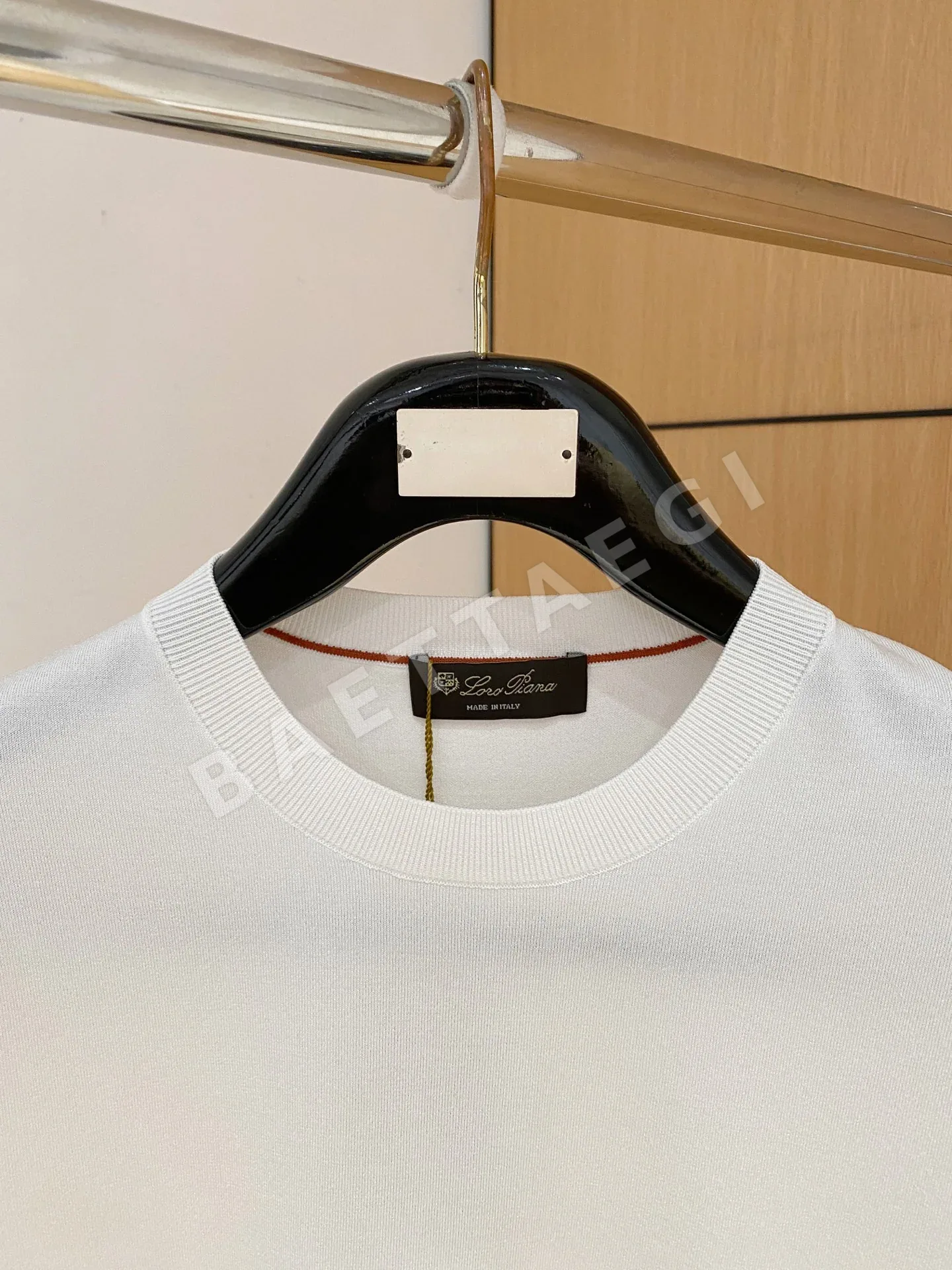 로로피아나 남성 린넨 반팔 티셔츠 상세 이미지 3
