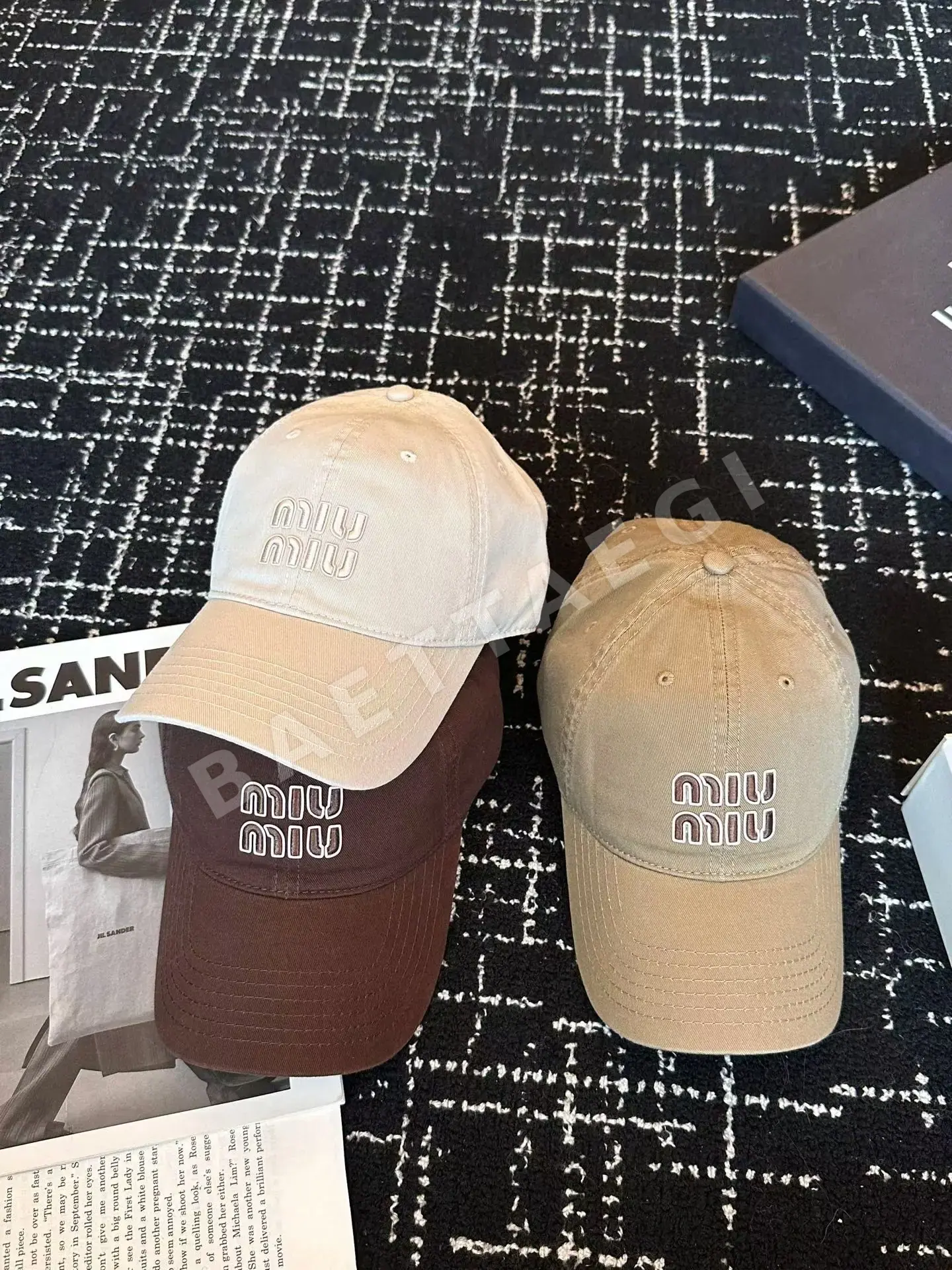 미우미우 모자 80809 Miu Miu Cap 상세 이미지 3