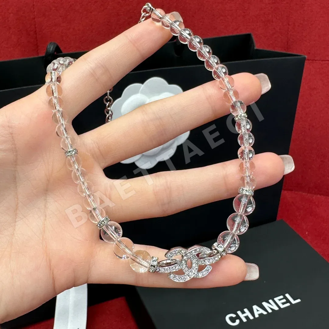 샤넬 더블 C 크리스털 팔찌 178141