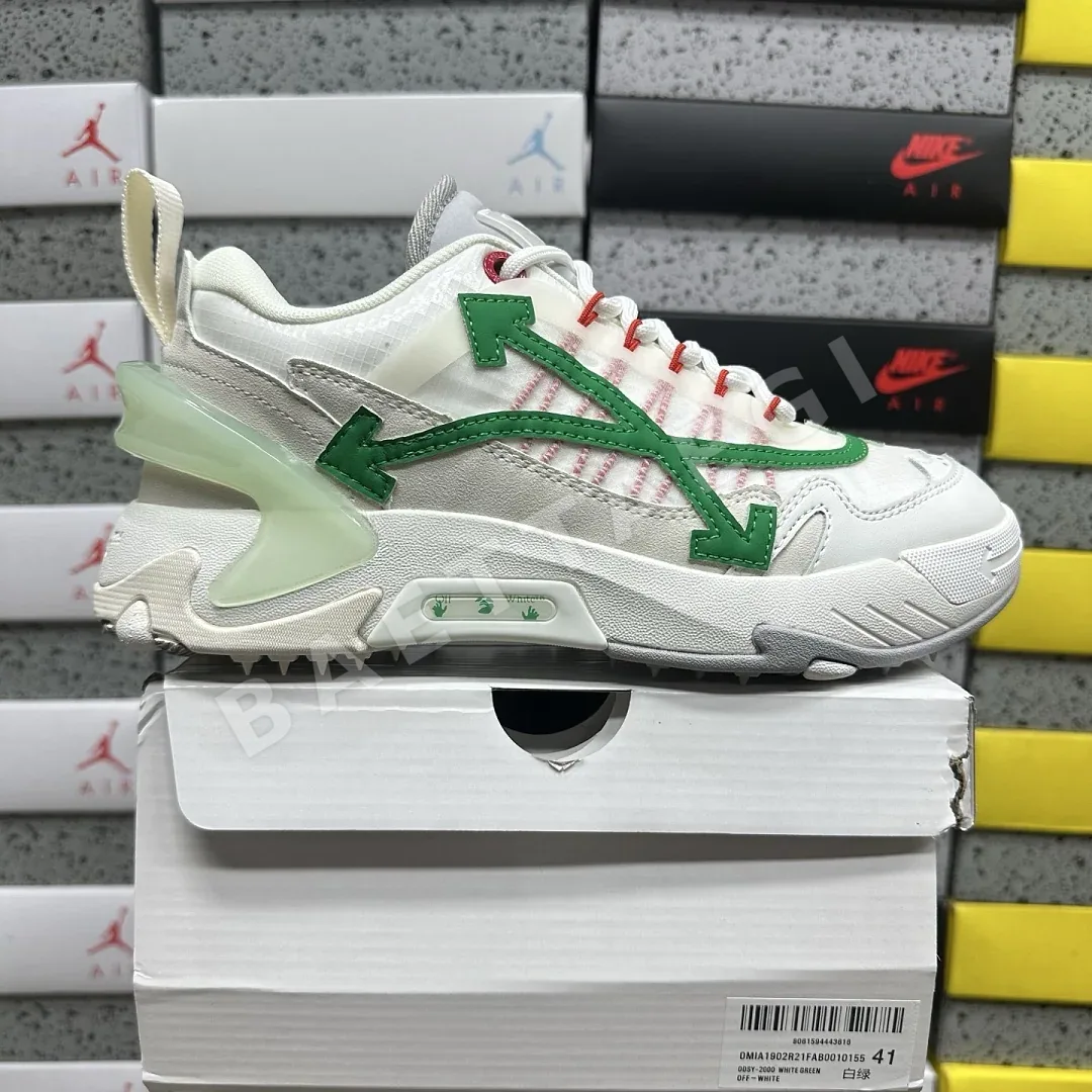 오프화이트 [GZ] 오디세이 2000 화이트 그린 202476 Off White Odsy-2000
