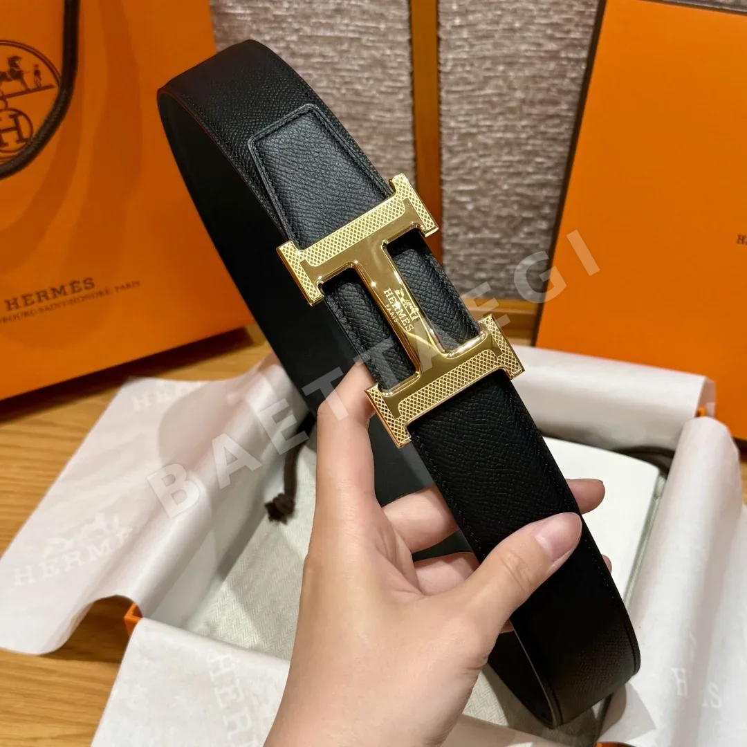 에르메스 리버시블 메탈 버클 벨트 176523