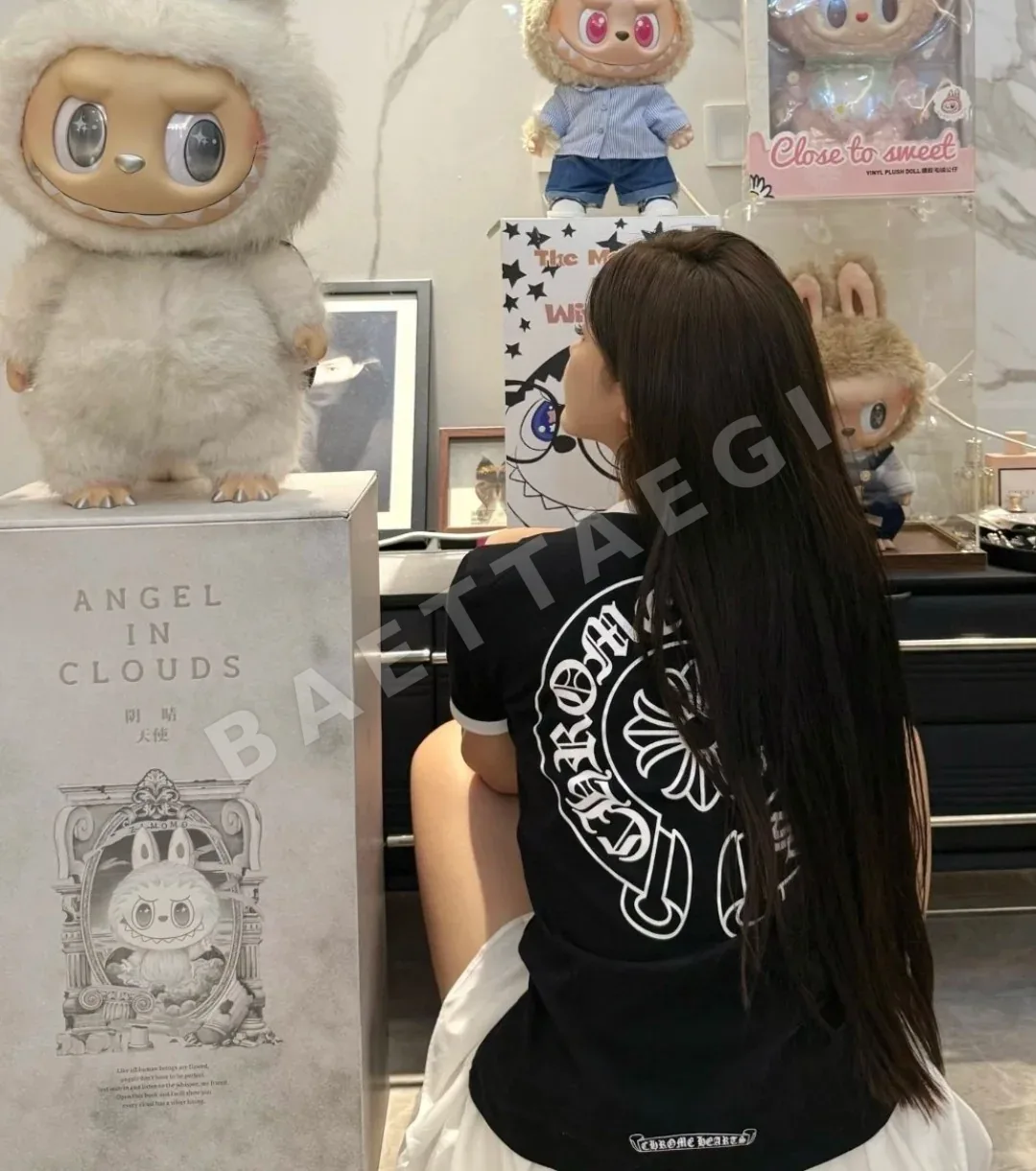 크롬하츠 산스크리트어 컬러 블록 반팔 티셔츠 상세 이미지 21