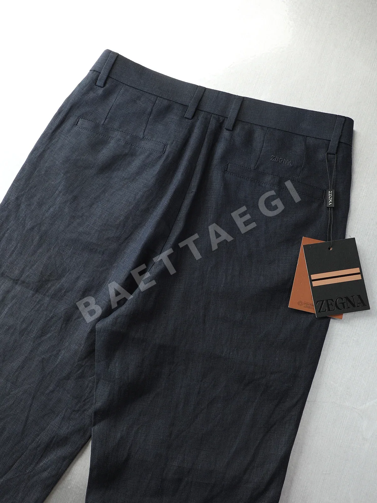 로로피아나 코튼 린넨 남성 바지 M-3XL 상세 이미지 6