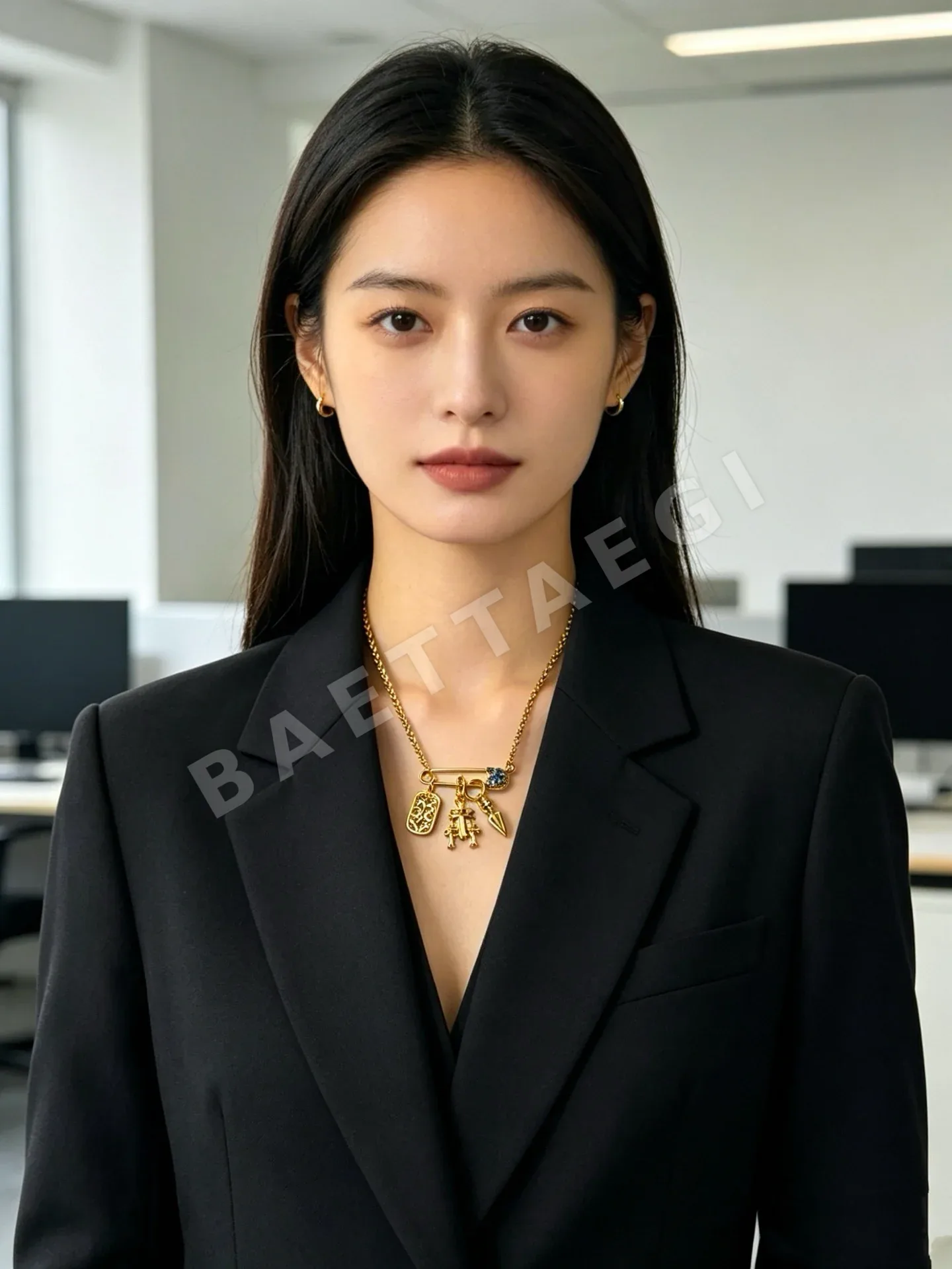 크롬하츠 복고풍 십자가 목걸이 상세 이미지 9