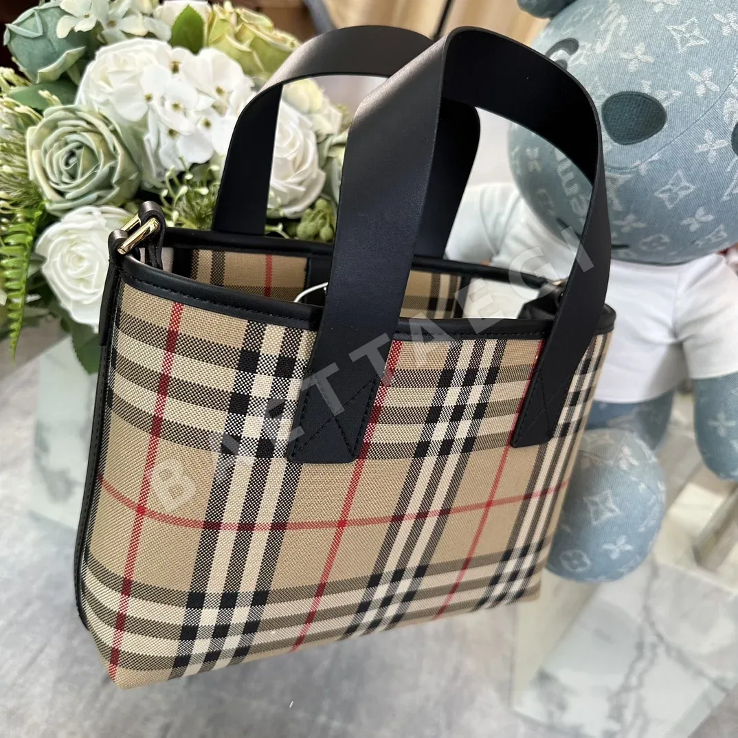버버리 나일론 토트백 18CM 상세 이미지 2