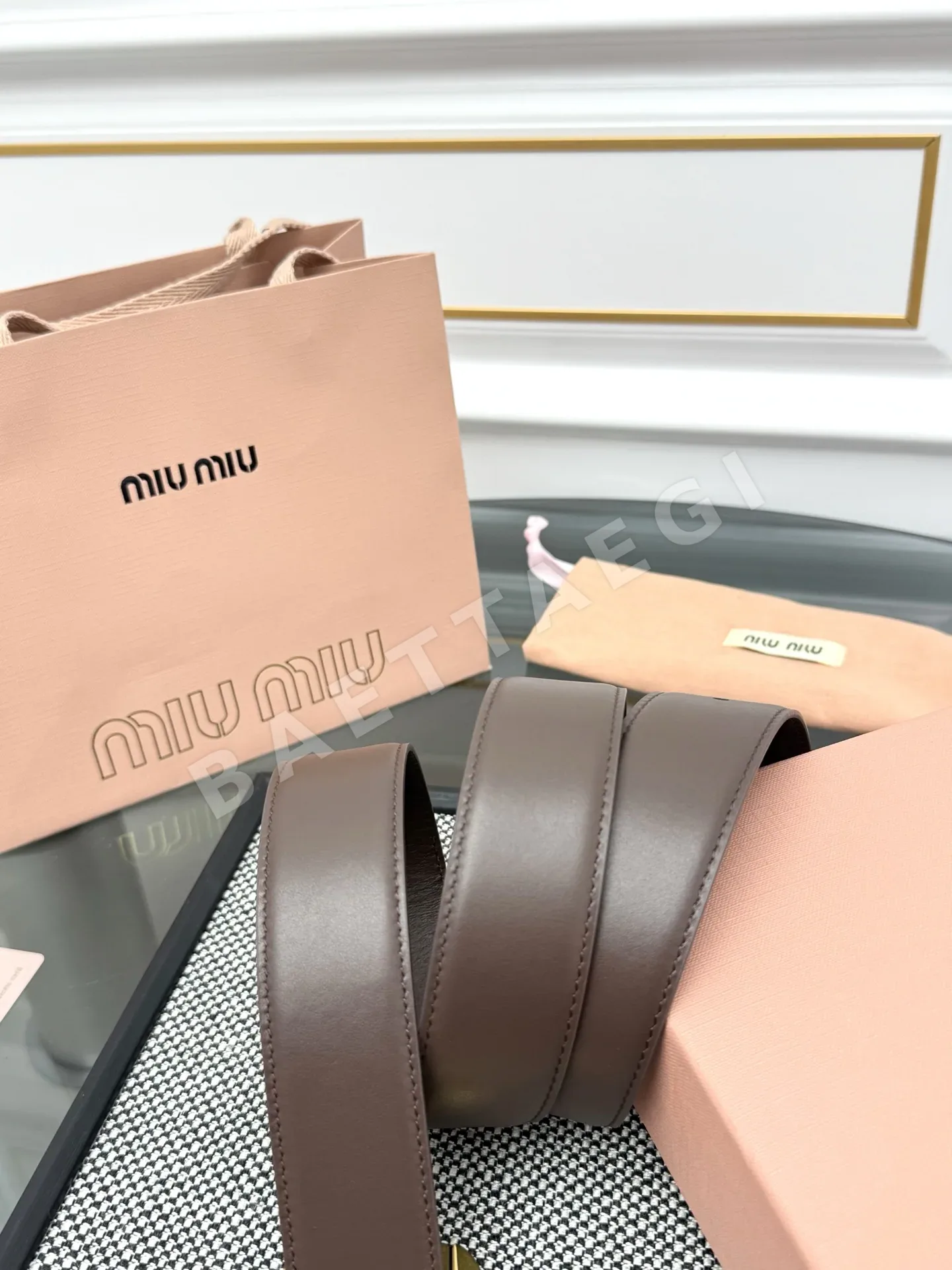 미우미우 벨트 57917 Miu Miu Belt 상세 이미지 5