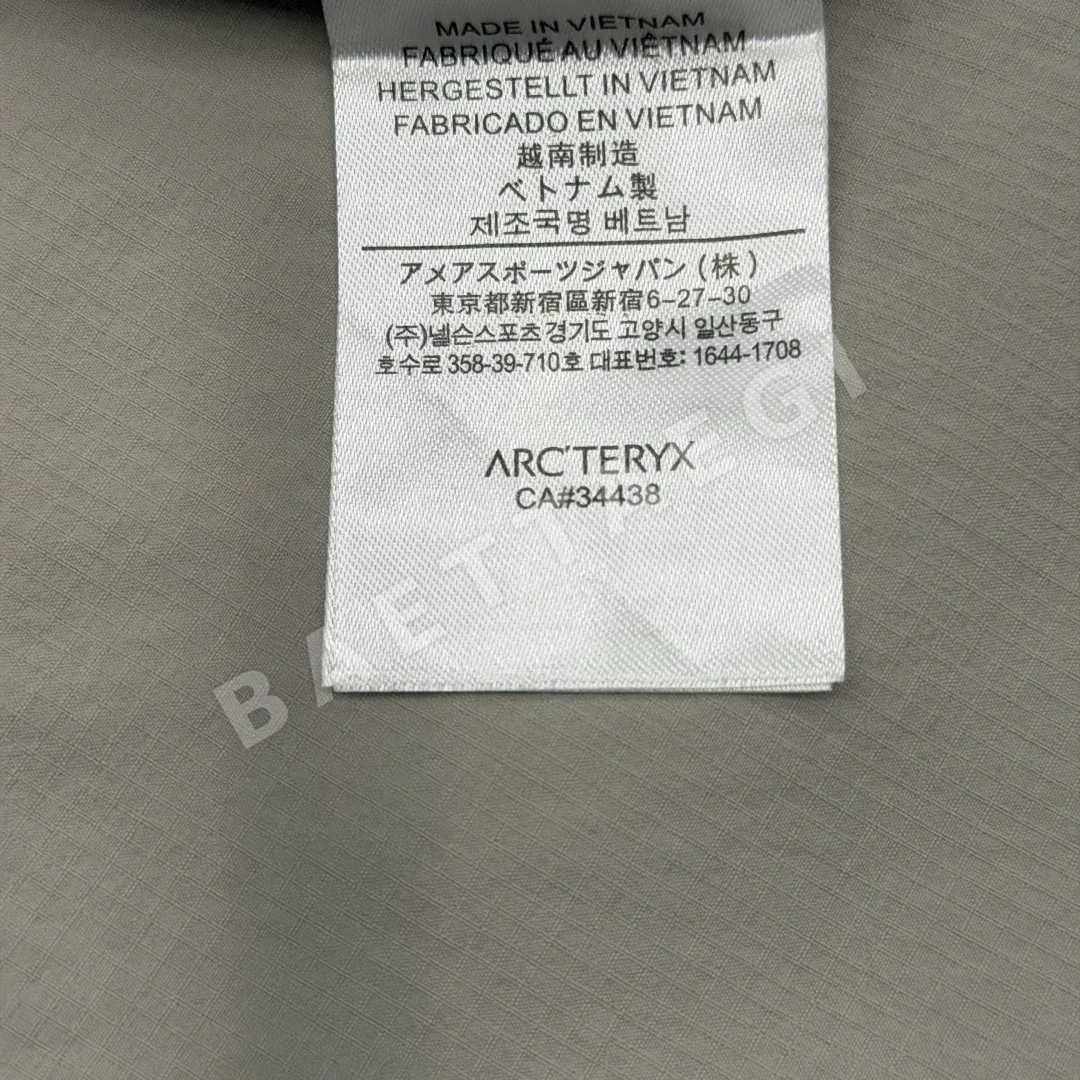 아크테릭스 남성 자수 로고 반바지 상세 이미지 9