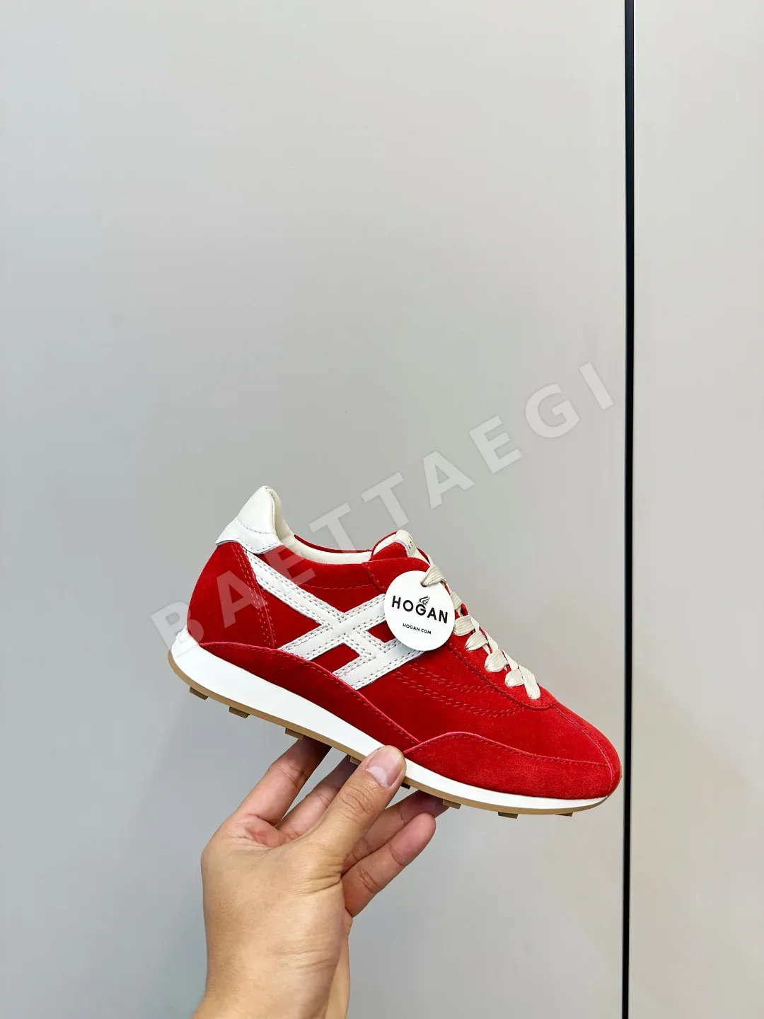 호간 애슬레틱 러너 스웨이드 신발 상세 이미지 6