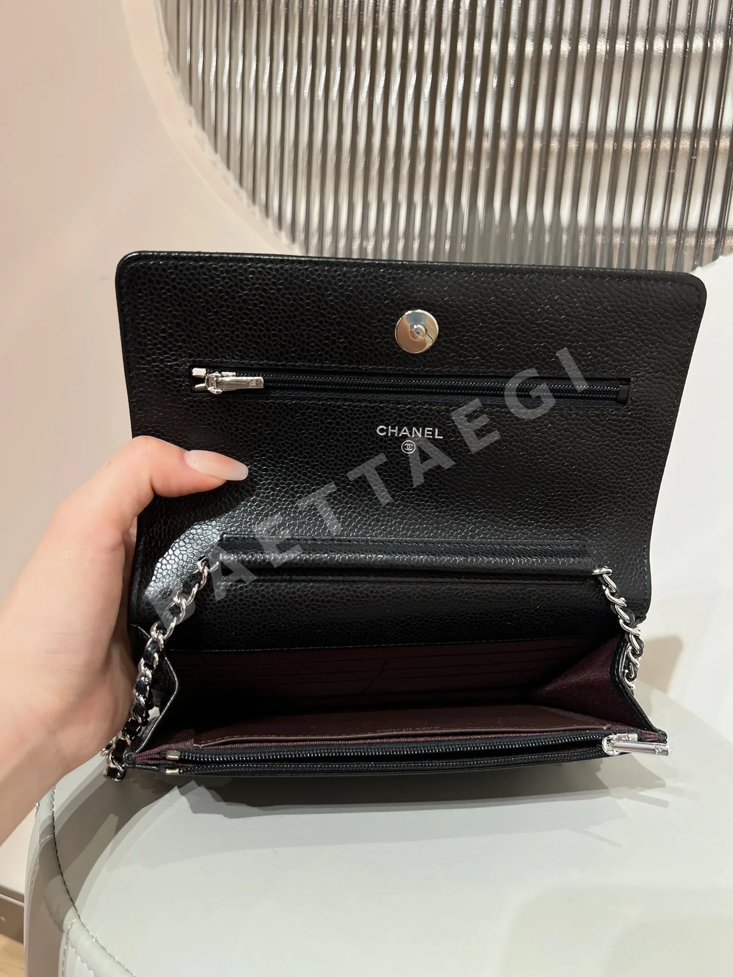 샤넬 지존 리치 패턴 블랙 실버 버클 가방 상세 이미지 8
