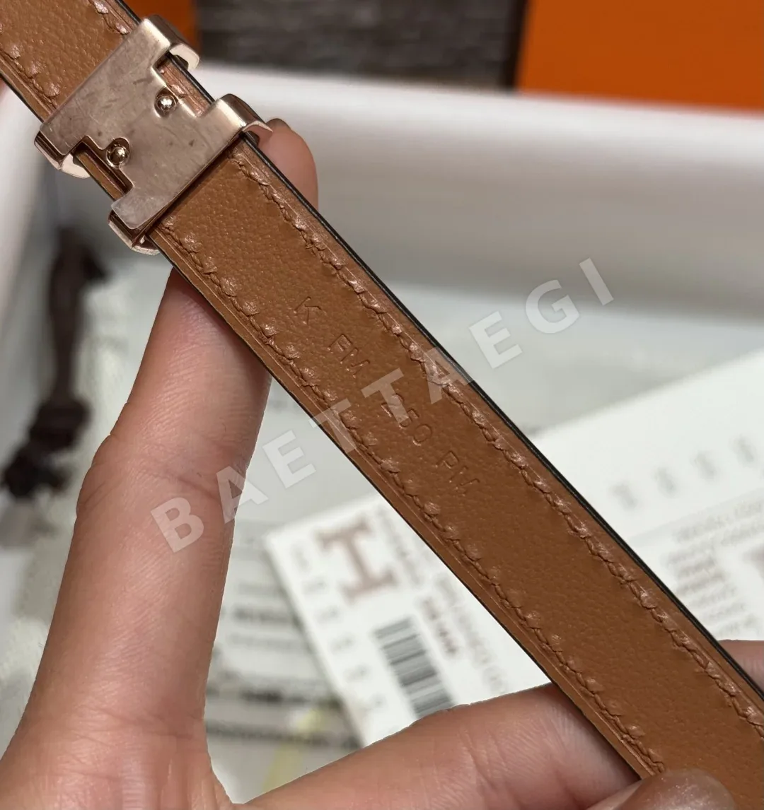 에르메스 팝 H 15mm 에포손 카프스킨 벨트 상세 이미지 8