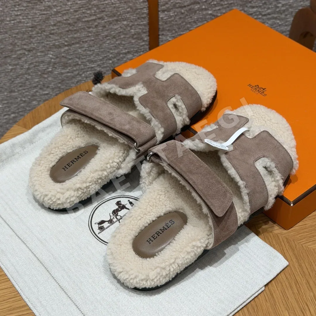 에르메스 시프르 샌들 엘리펀트 그레이 스웨이드 상세 이미지 7