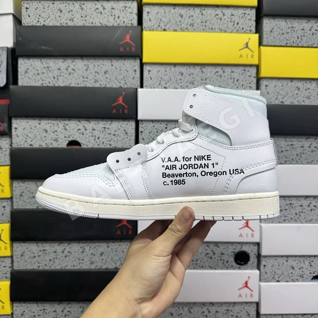 나이키 [GX] 조던 1 레트로 하이 화이트 AA3834-100 201357 Nike Jordan 1 Retro High Virgil Abloh 상세 이미지 2