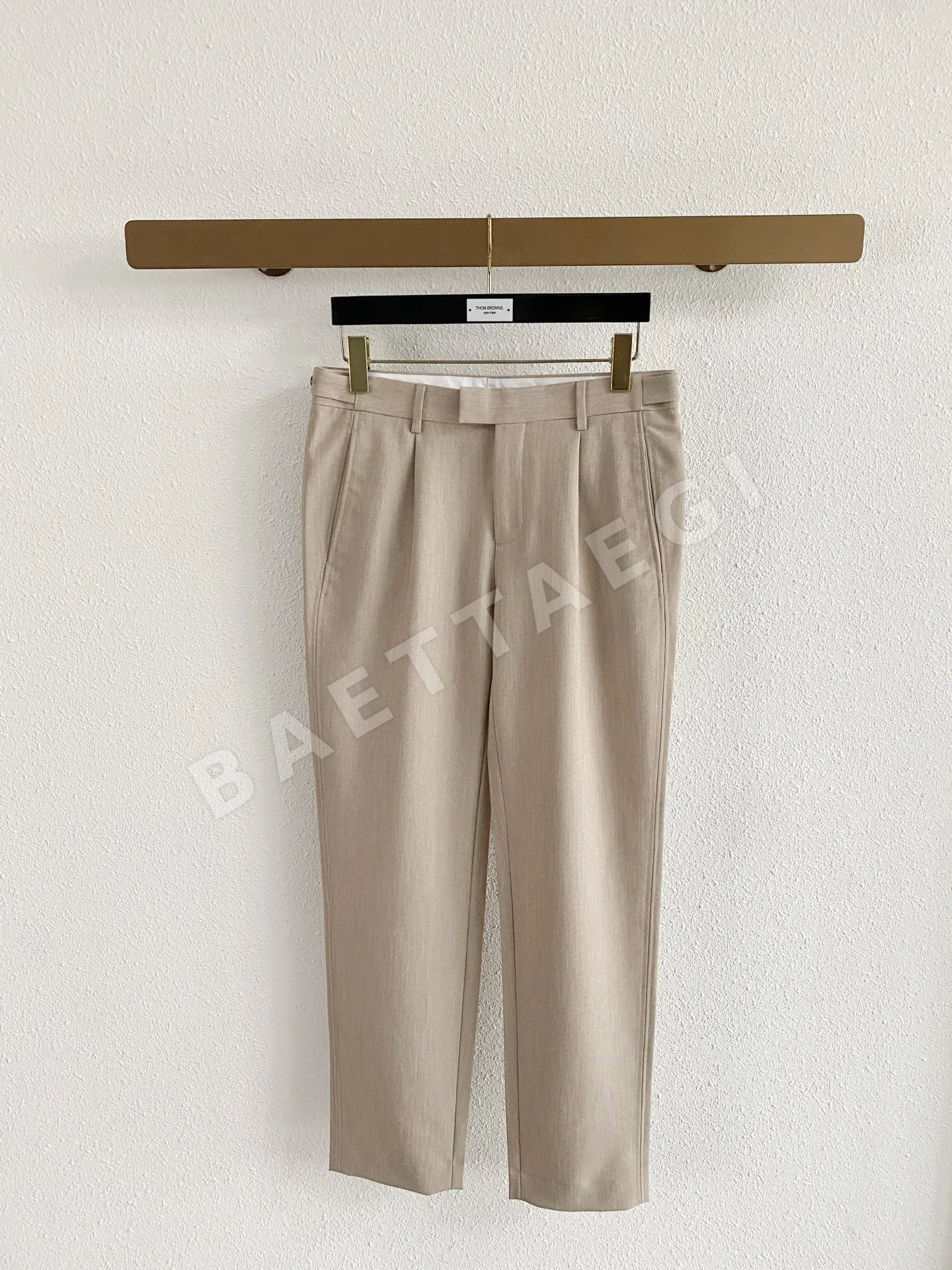제냐 린넨 혼방 남성 바지 상세 이미지 1