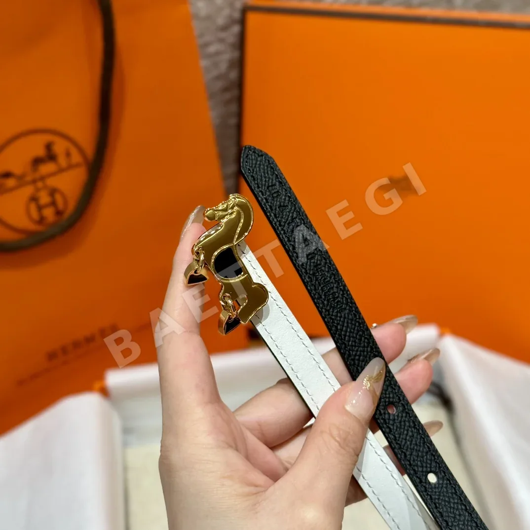 에르메스 그르낭 양면 송아지가죽 벨트 상세 이미지 6