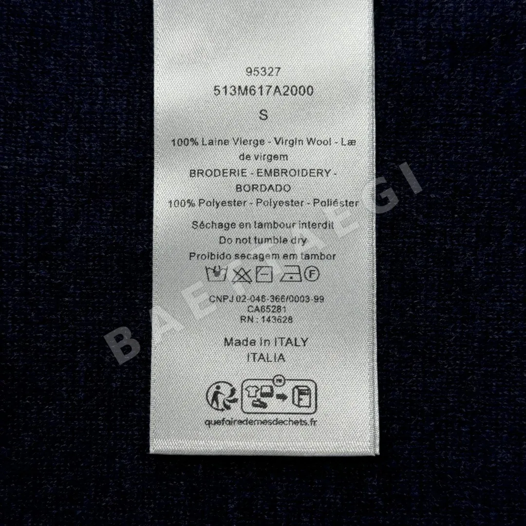 디올 울 CD 아이콘 남성 니트 상세 이미지 9