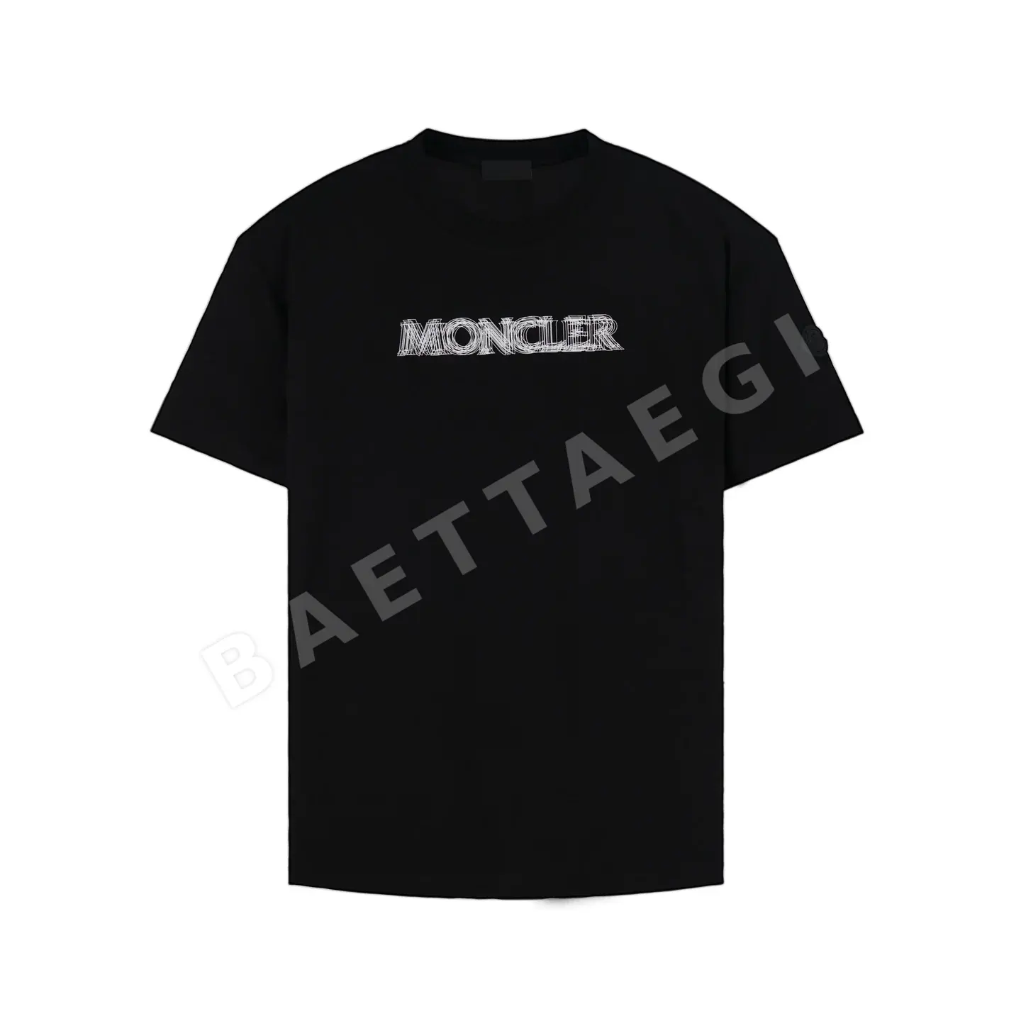 몽클레르 더블 로고 남성 반팔 티셔츠 48614