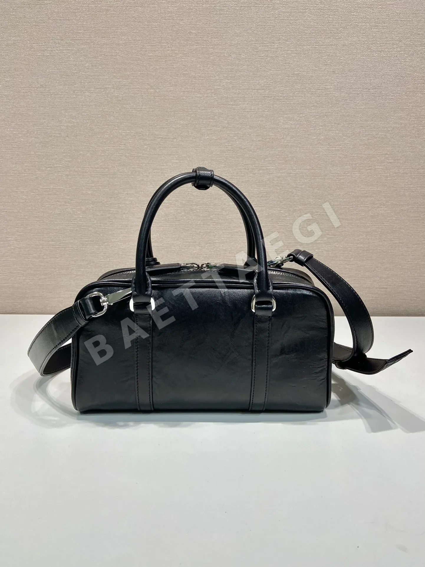 프라다 램스킨 플리츠 보스턴 가방 1BB099 상세 이미지 4