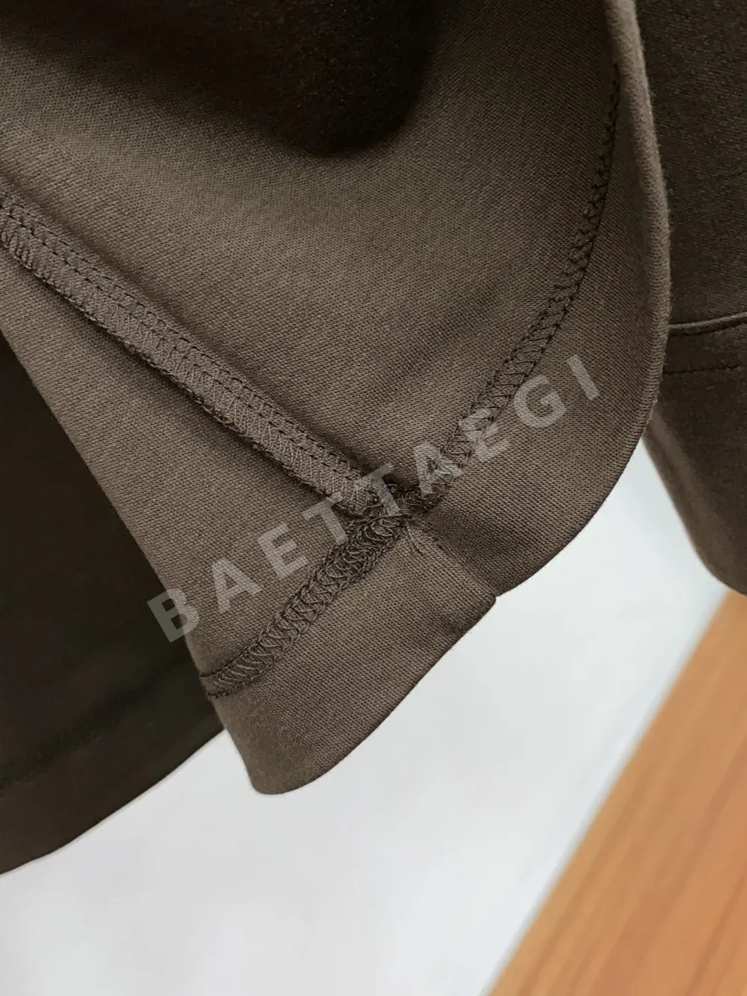 로로피아나 남성 린넨 코튼 혼방 긴팔 폴로셔츠 상세 이미지 6