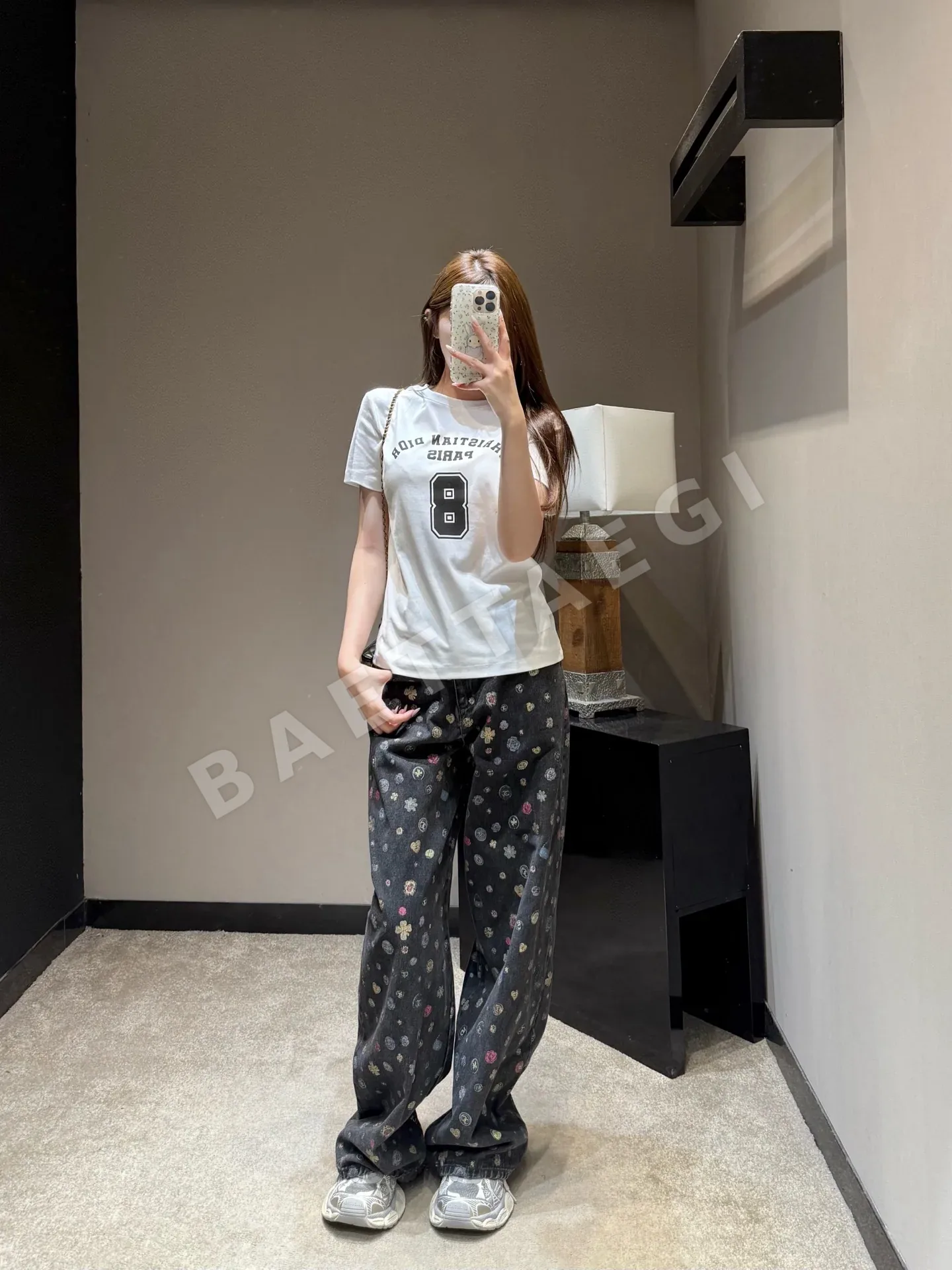 디올 여성 라운드넥 반팔 티셔츠 상세 이미지 6