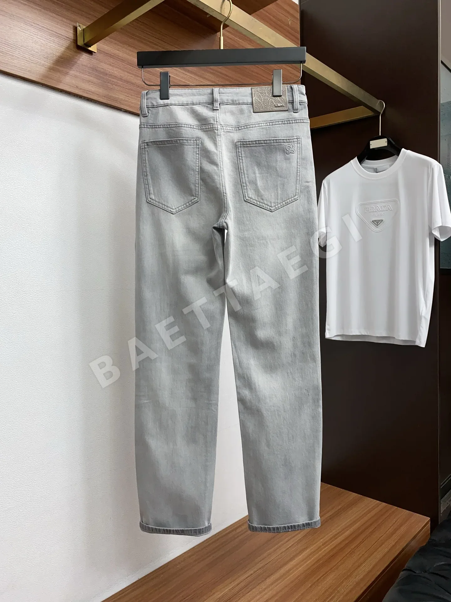 로에베 남성 고신축 데님 바지 상세 이미지 8