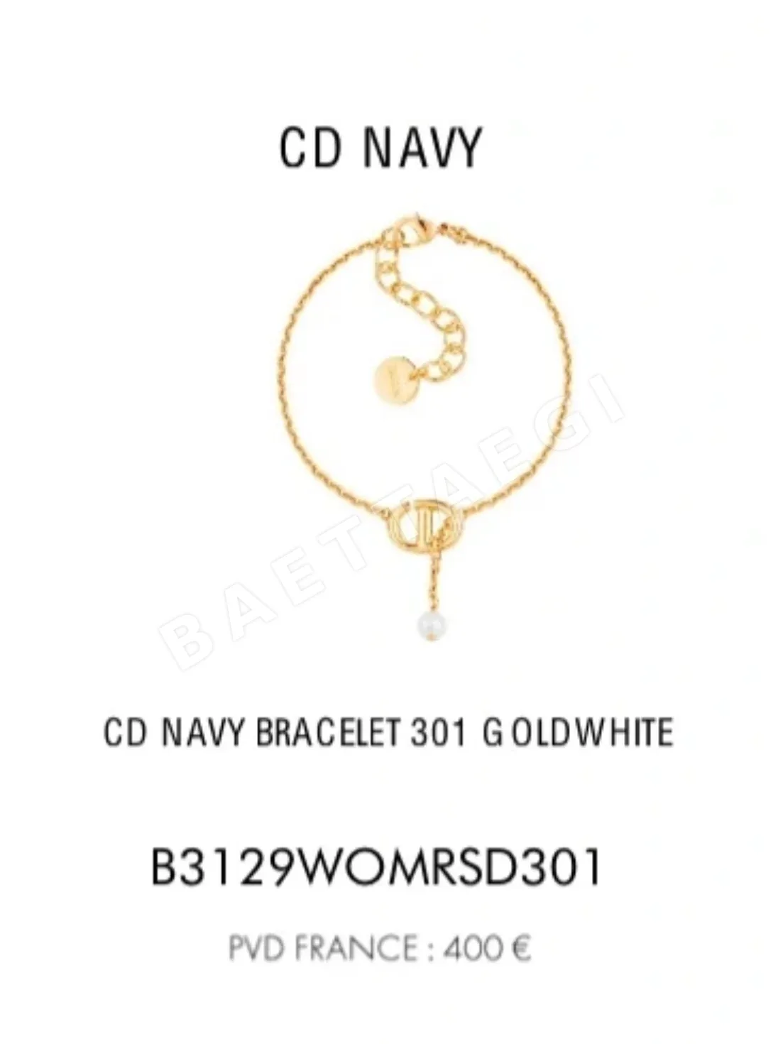 디올 팔찌 60913 Dior Bracelet 상세 이미지 9