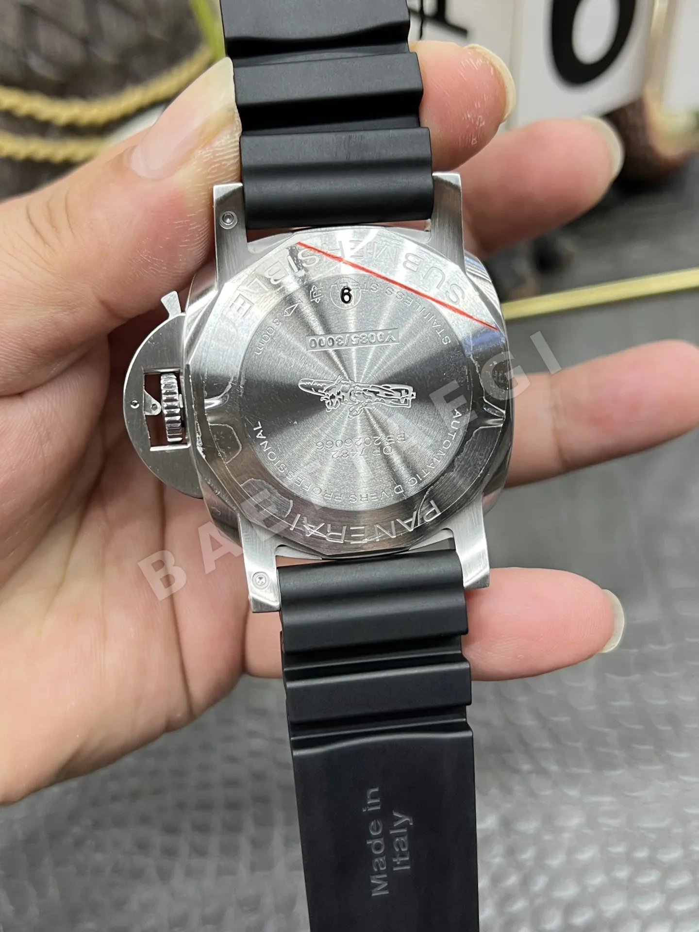 파네라이 PAM1229 블루 바늘 자동 시계 상세 이미지 7