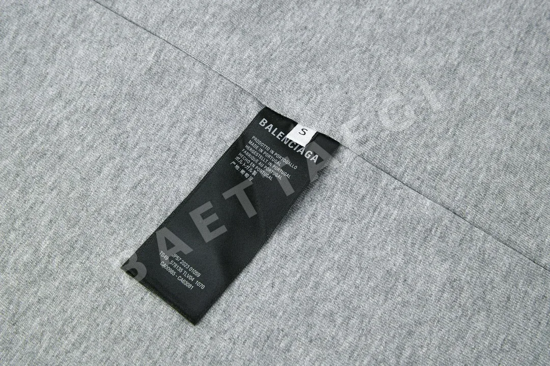 발렌시아가 남성 로고 프린트 반팔 티셔츠 상세 이미지 9