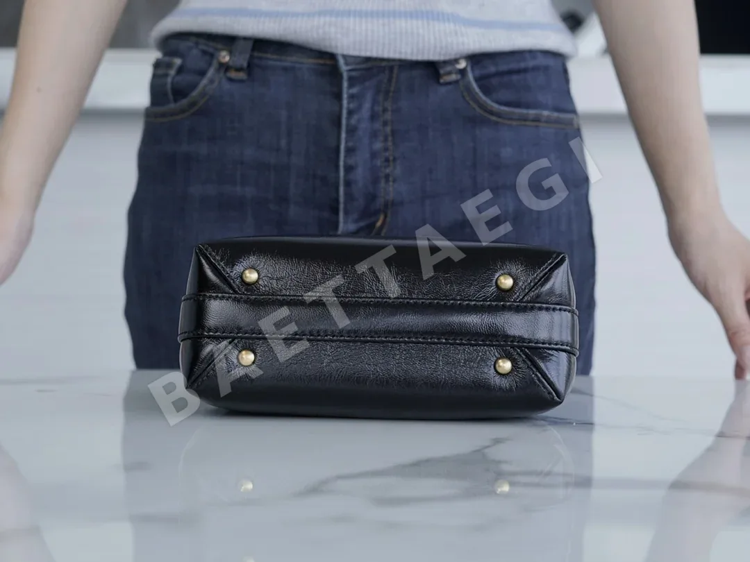 샤넬 램스킨 퀼팅 미니 버킷백 상세 이미지 9