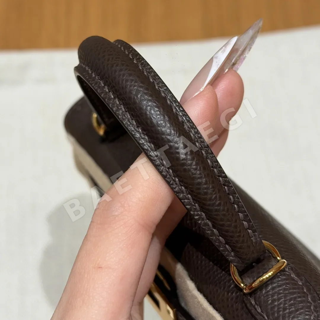 에르메스 미니 켈리 가죽 가방 상세 이미지 8