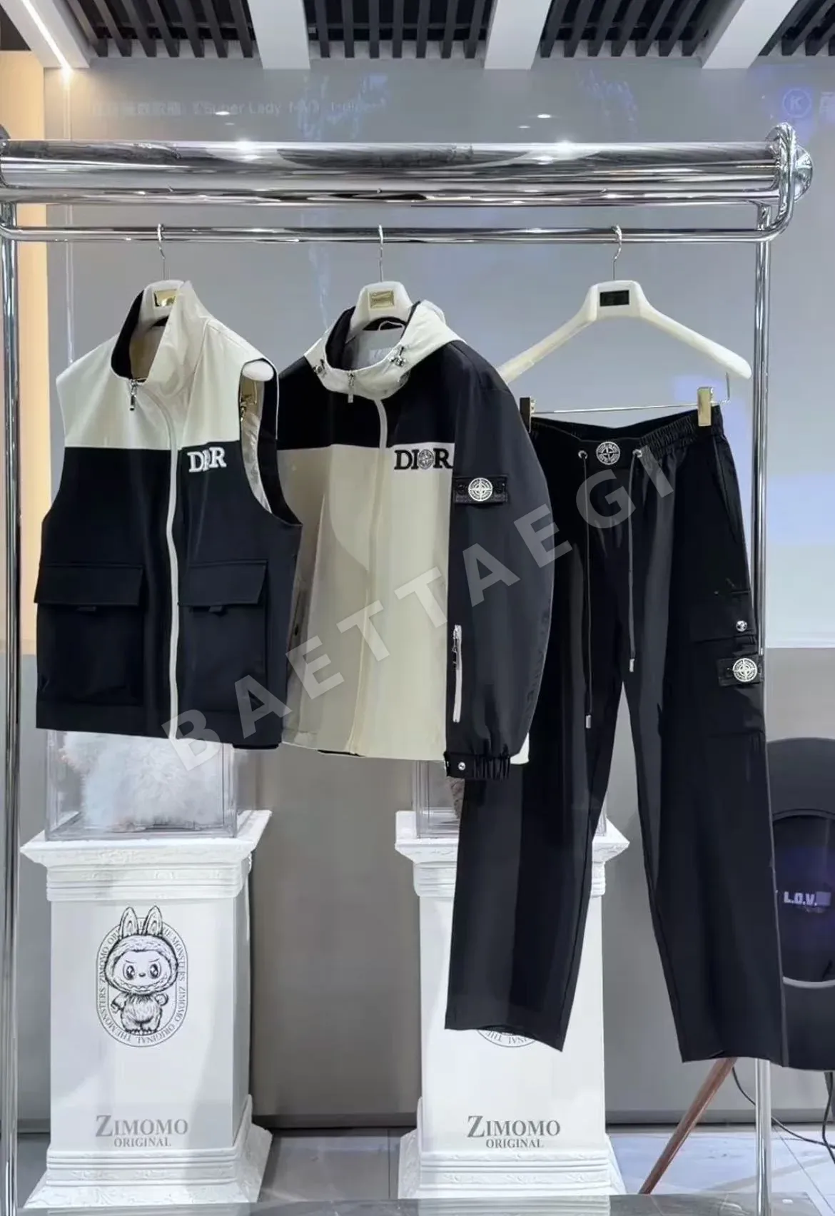 디올 남성 린넨 자켓 베스트 팬츠 3종 세트 상세 이미지 10
