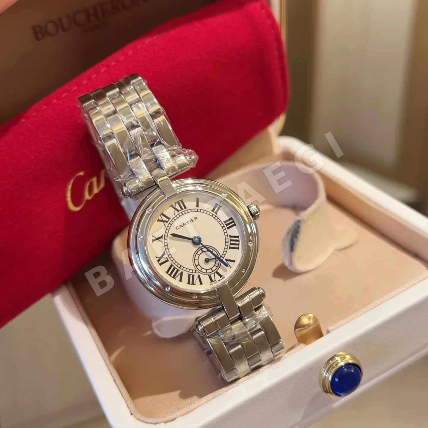 까르띠에 시계 사파이어 글라스 레플리카 42824 Cartier 상세 이미지 7