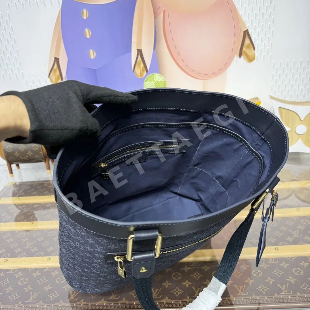 루이비통 루실 라지 데님 스마일 토트백 M92679 상세 이미지 9