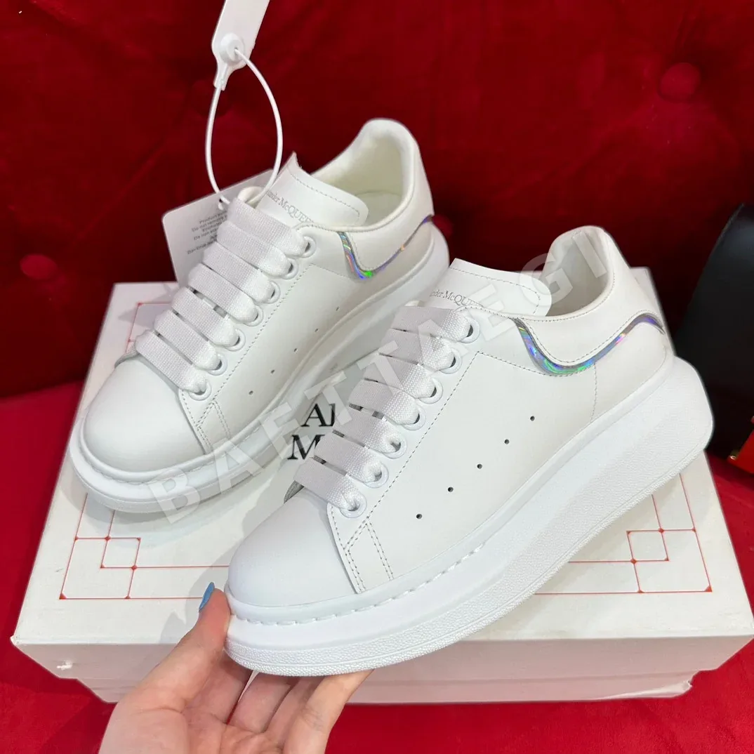 알렉산더맥퀸 맞춤 왁스 가공 소가죽 스니커즈 상세 이미지 4