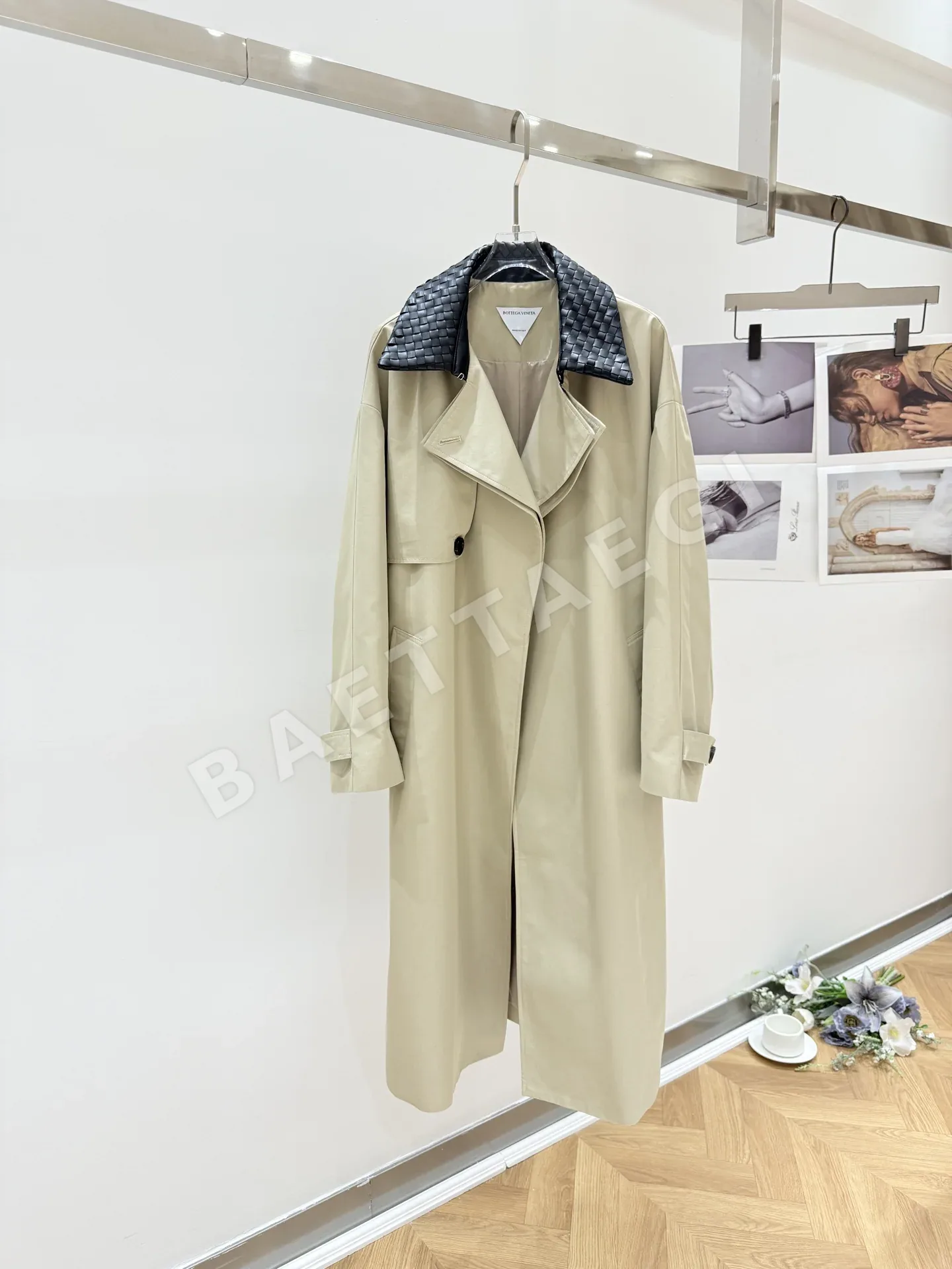 보테가베네타 여성 라펠 자켓 185263
