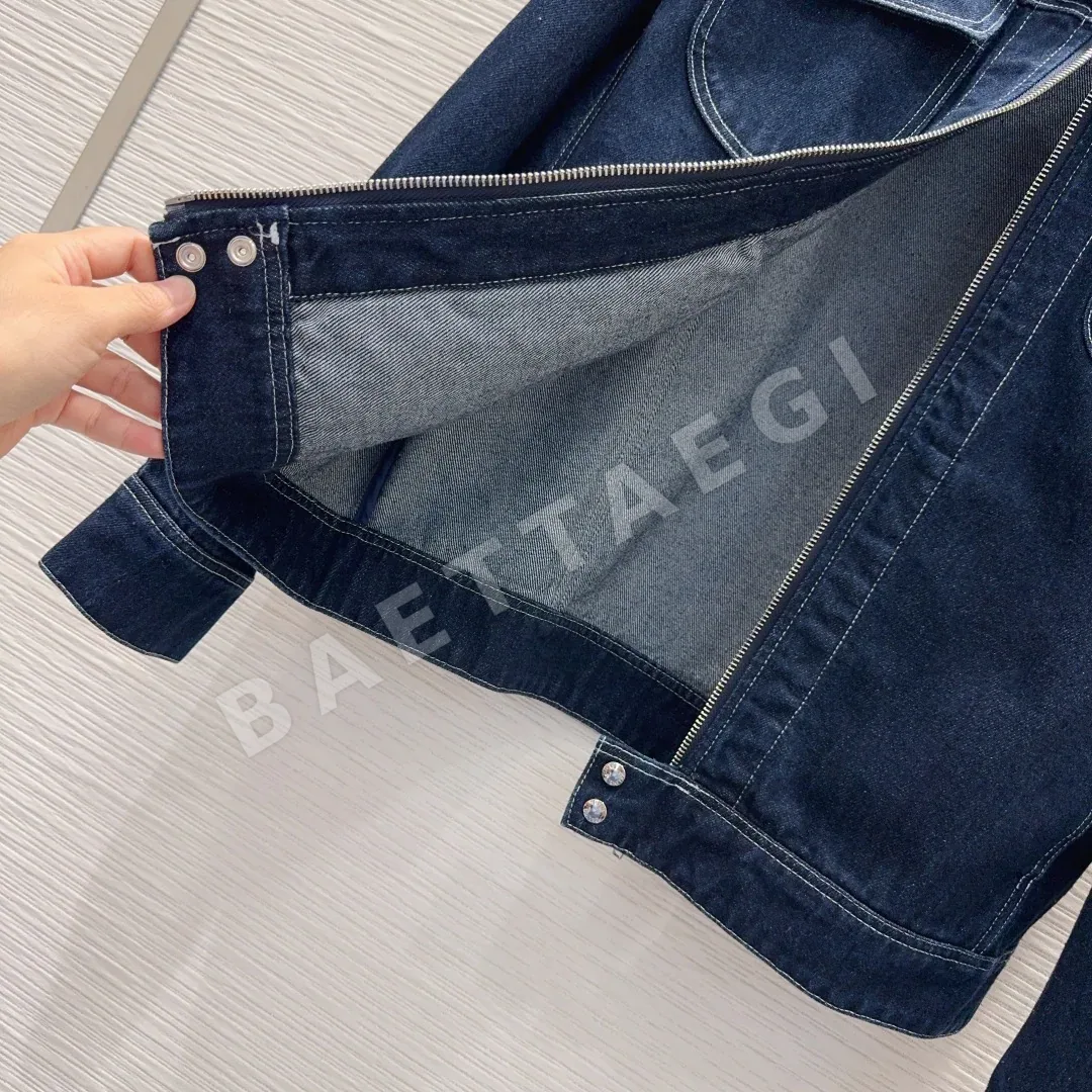 셀린느 데님 구조적 여성 자켓 상세 이미지 8