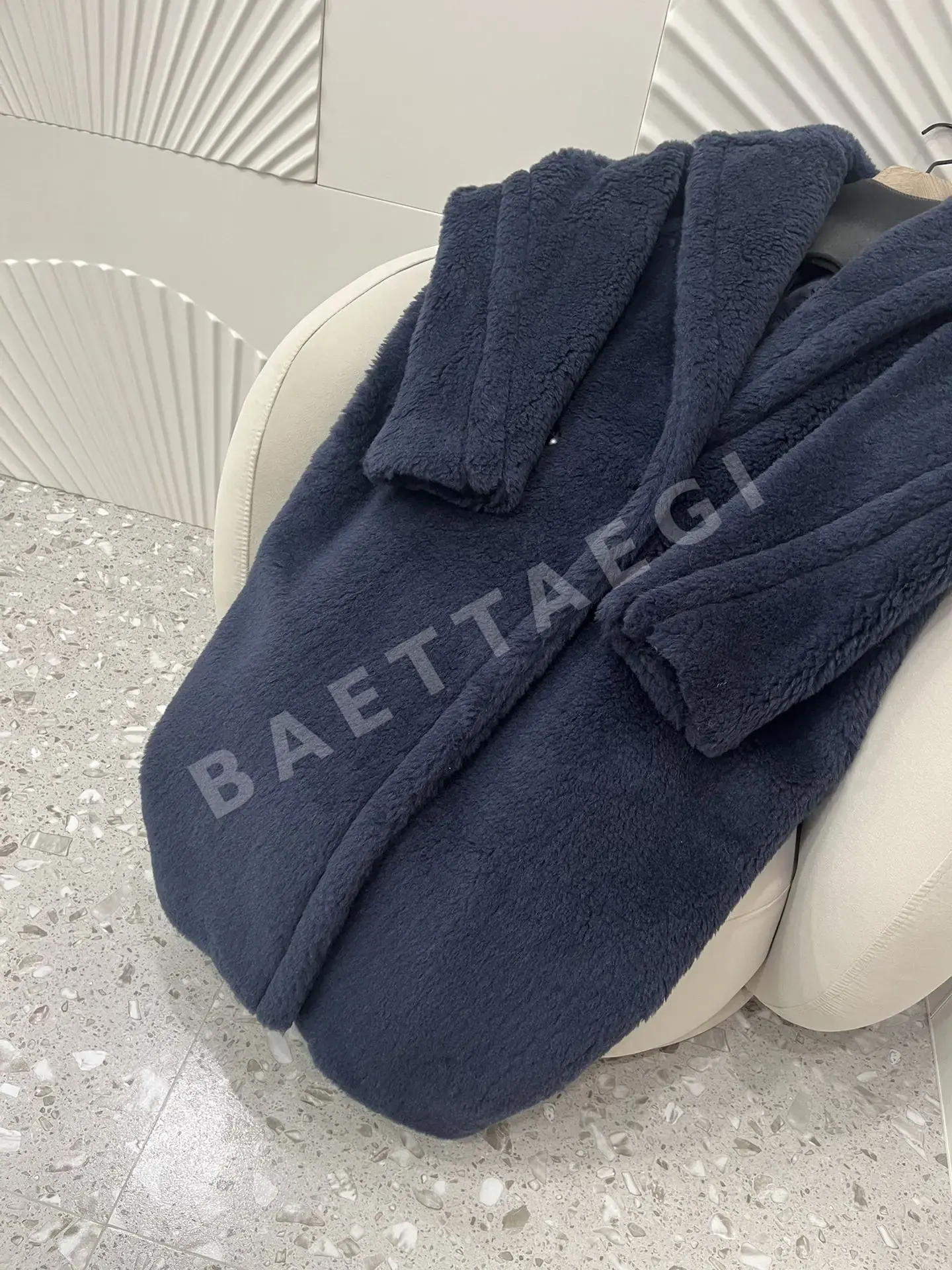 막스마라 테디 자켓 네이비 블루 상세 이미지 9