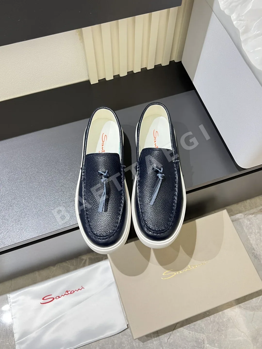 산토니 남성용 캔버스 캐주얼 신발 104594
