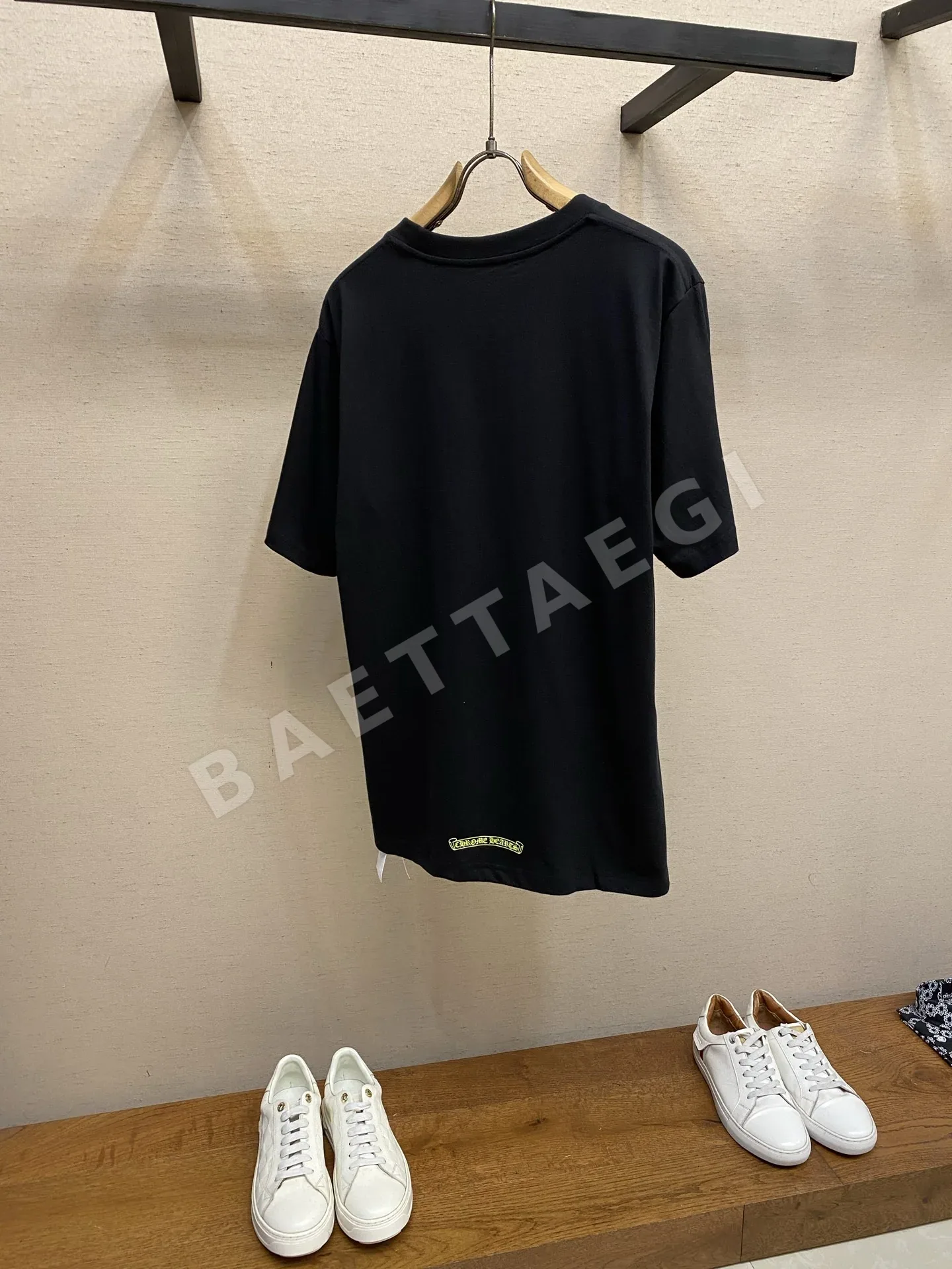 크롬하츠 패턴 프린트 크루넥 반팔 셔츠 상세 이미지 2