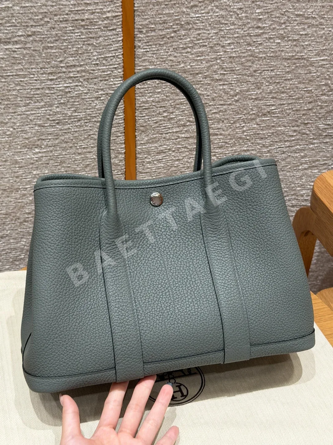 에르메스 가든파티 30 cm 가죽 가방 상세 이미지 3