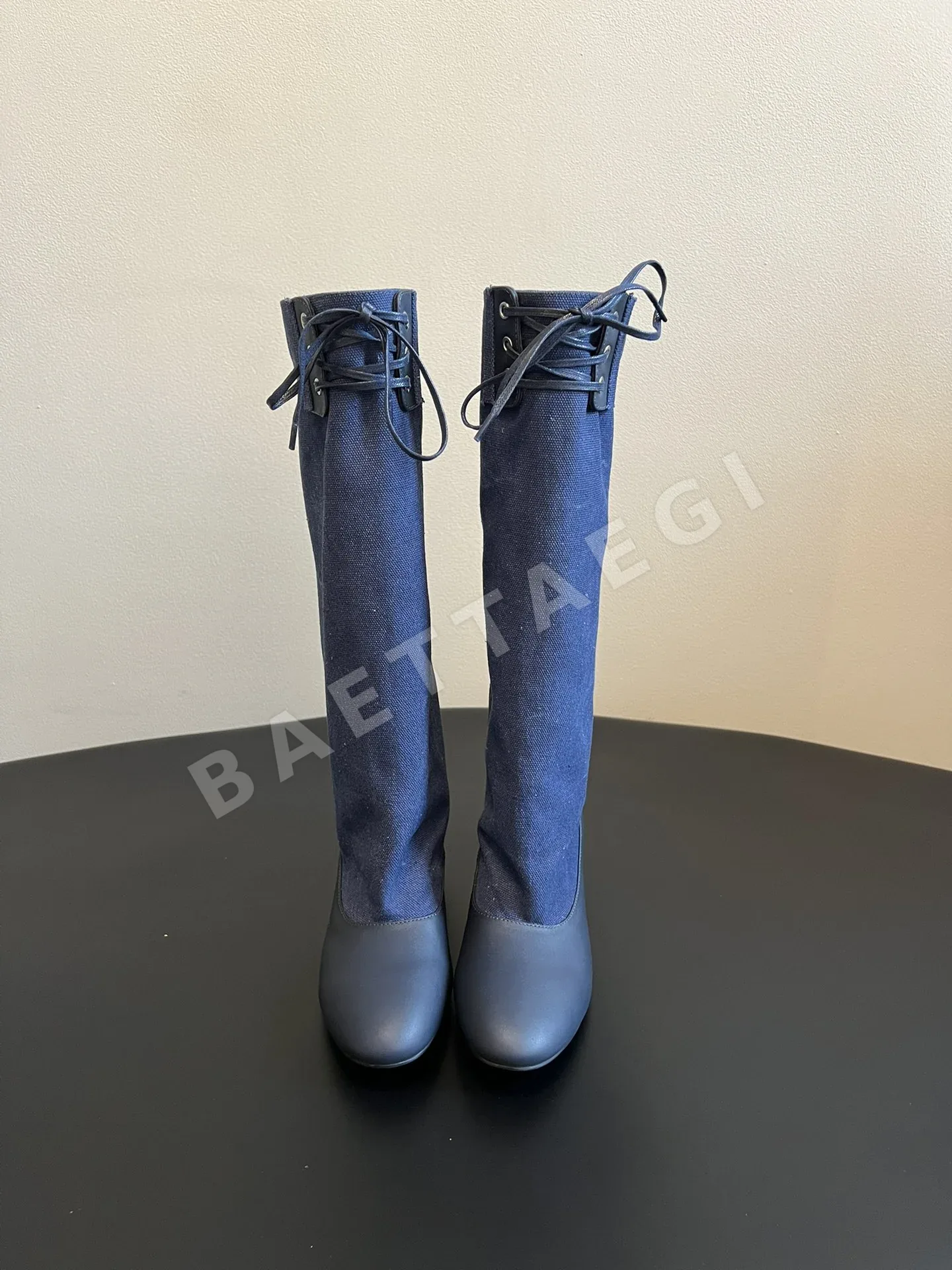 팔로마 울 패치워크 레이스업 로우힐 부츠 134521