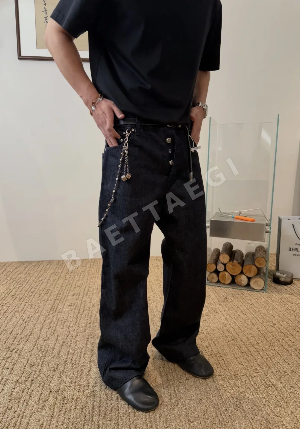 크롬하츠 KS 핏 남성 바지 상세 이미지 9