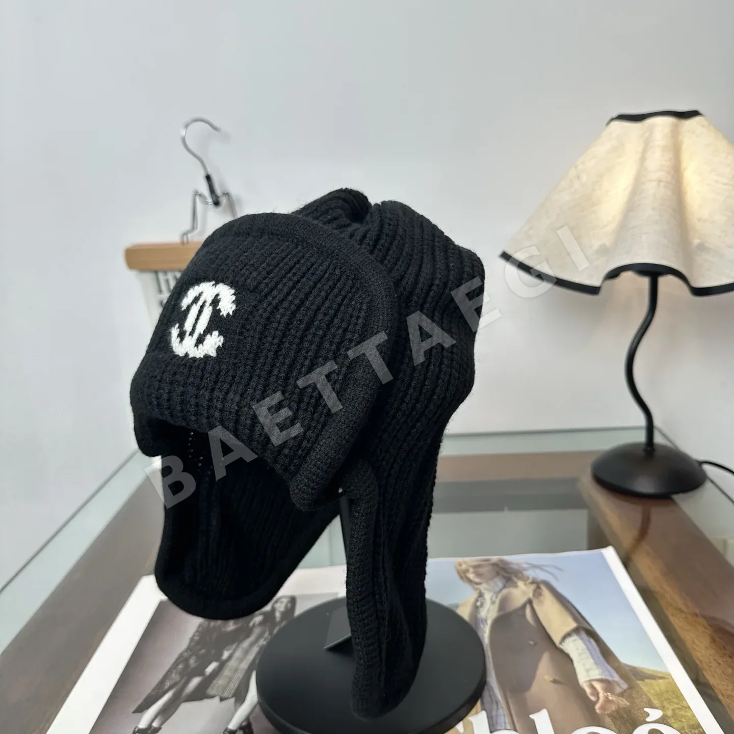 샤넬 니트 비니 모자 상세 이미지 9