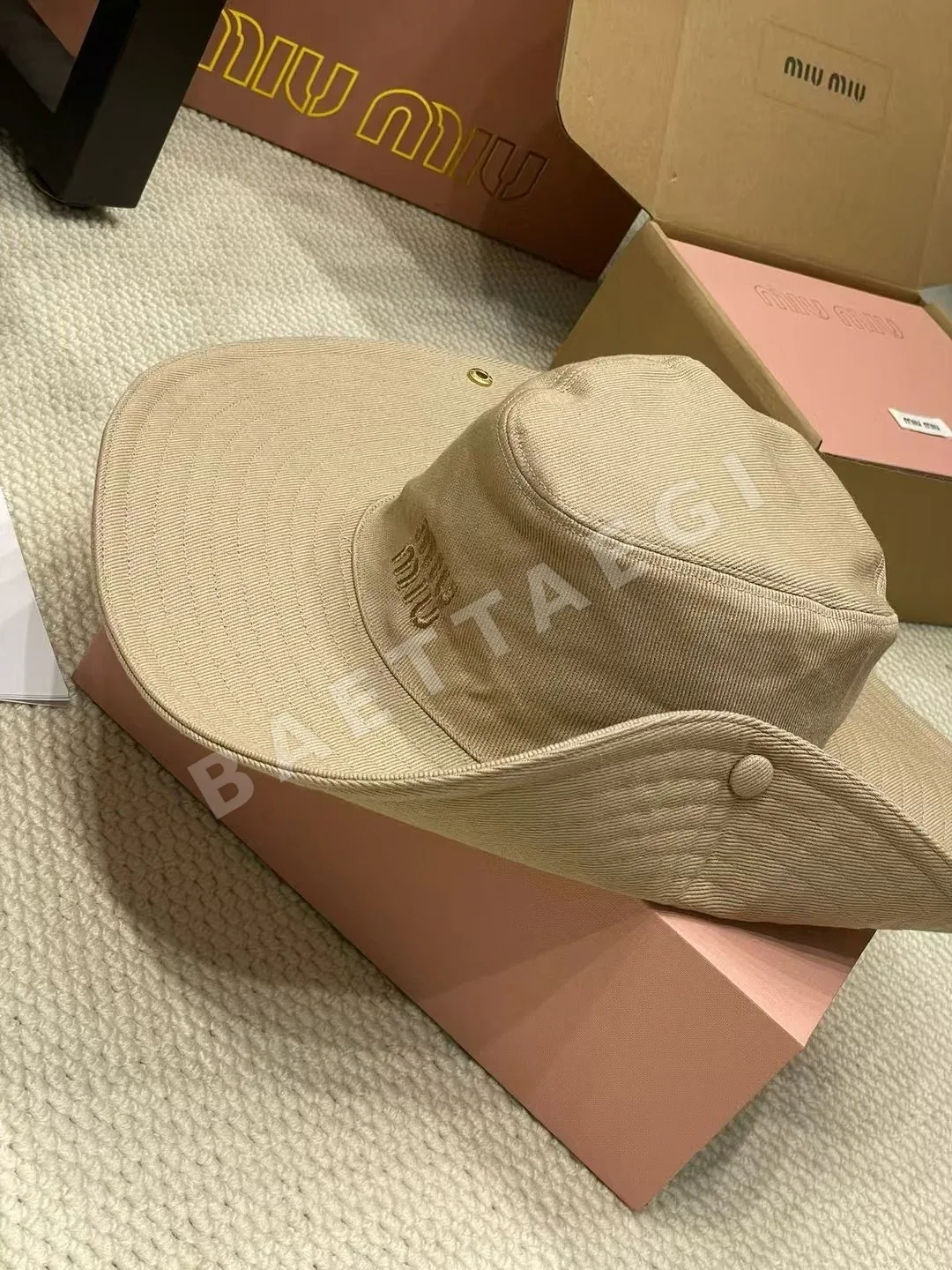 미우미우 모자 81286 Miu Miu Cap 상세 이미지 5