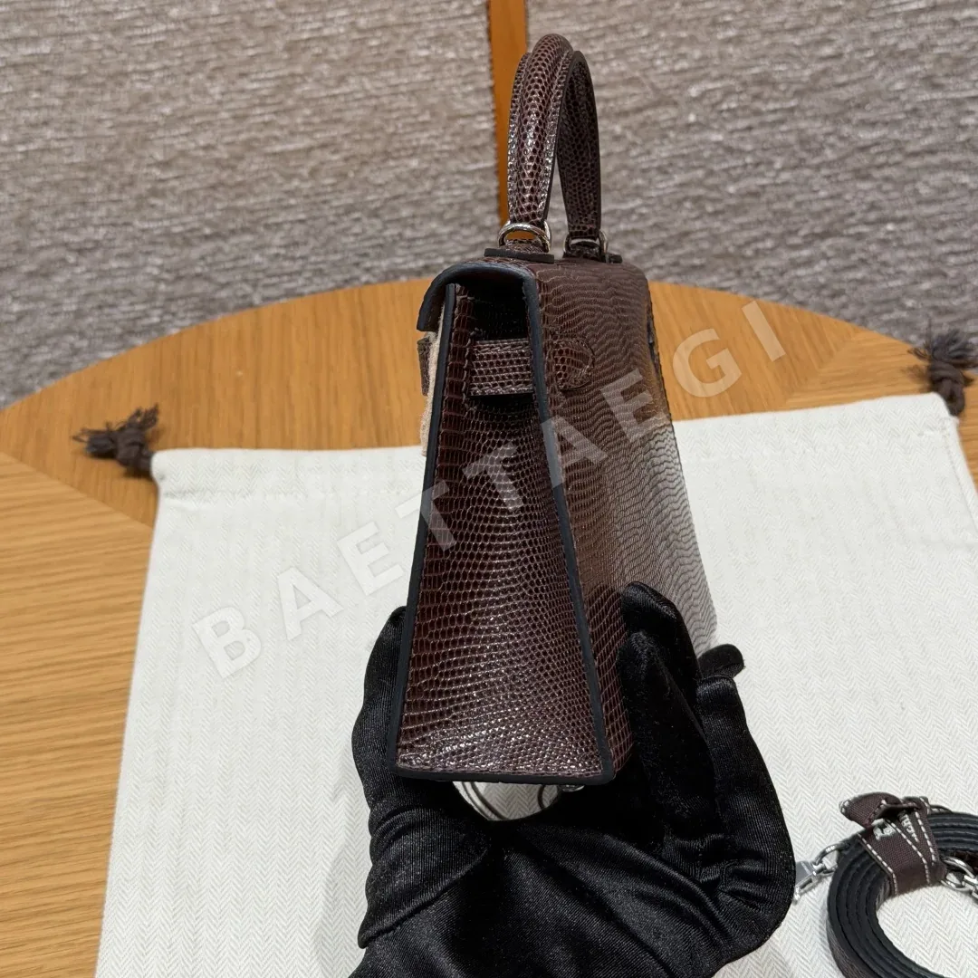 에르메스 켈리 미니 도마뱀 가방 상세 이미지 4