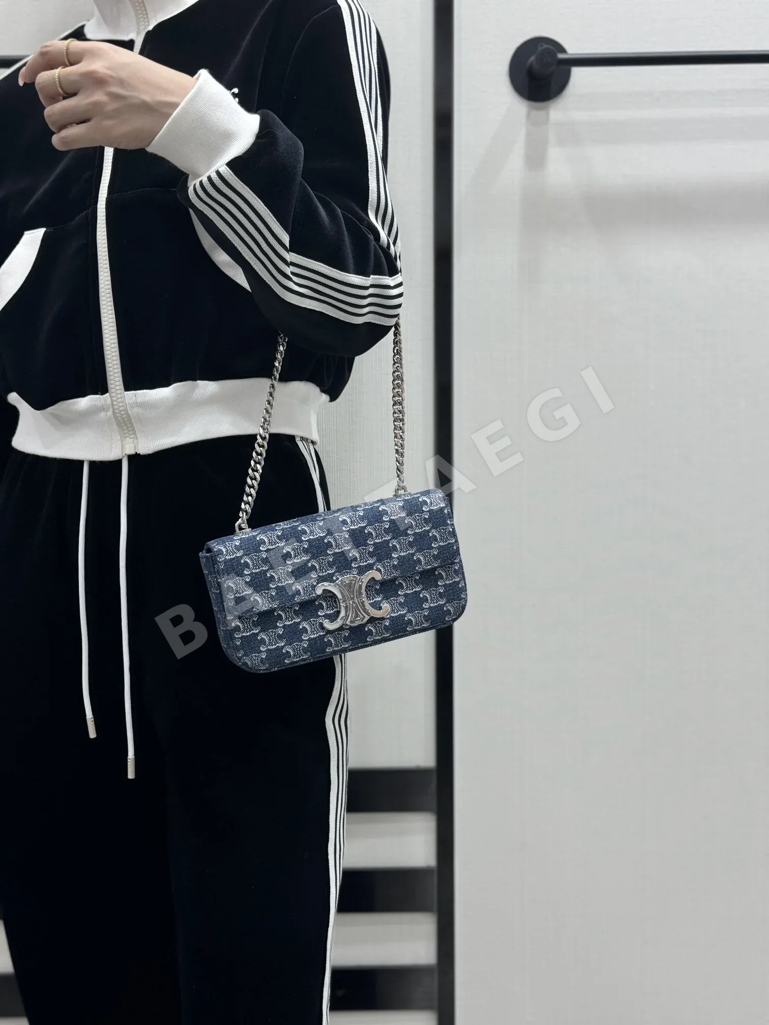 셀린느 빈돌 데님 가방 86320