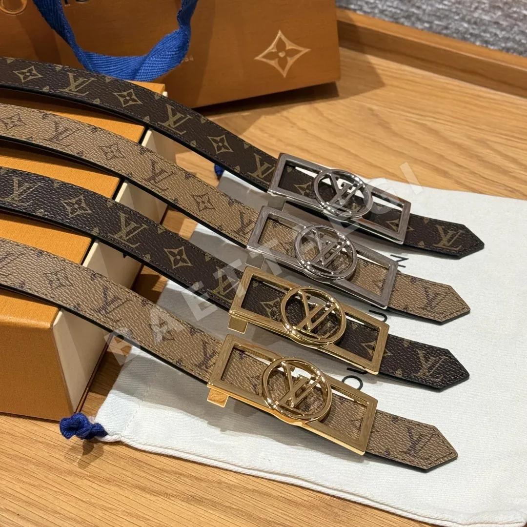 루이비통 도핀 20mm 리버시블 벨트 173344