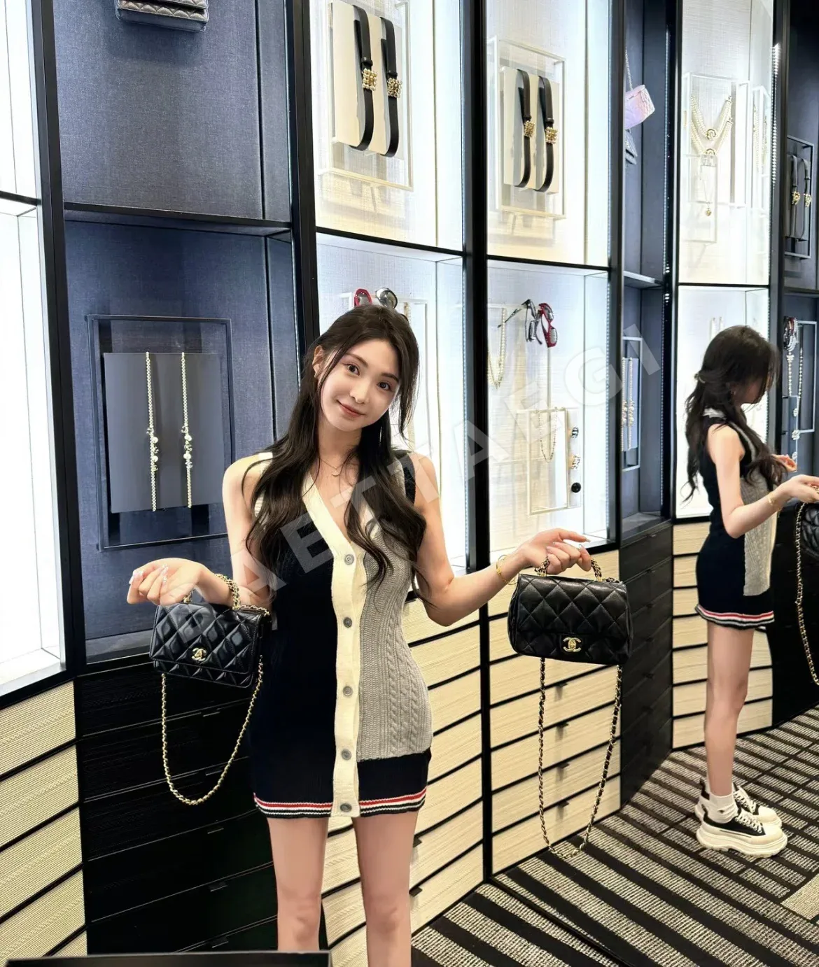 샤넬 24B 램스킨 체인 WOC 가방 24B 상세 이미지 3