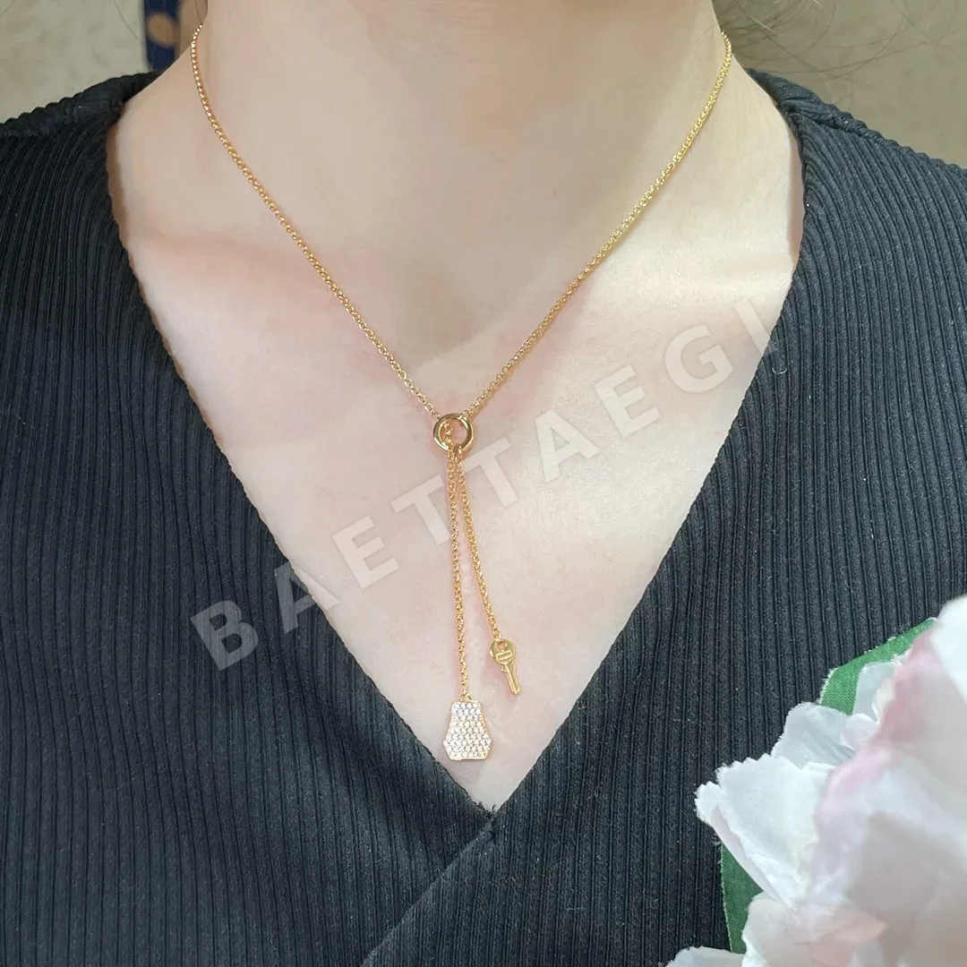 에르메스 18K 골드 자물쇠 열쇠 목걸이 70432