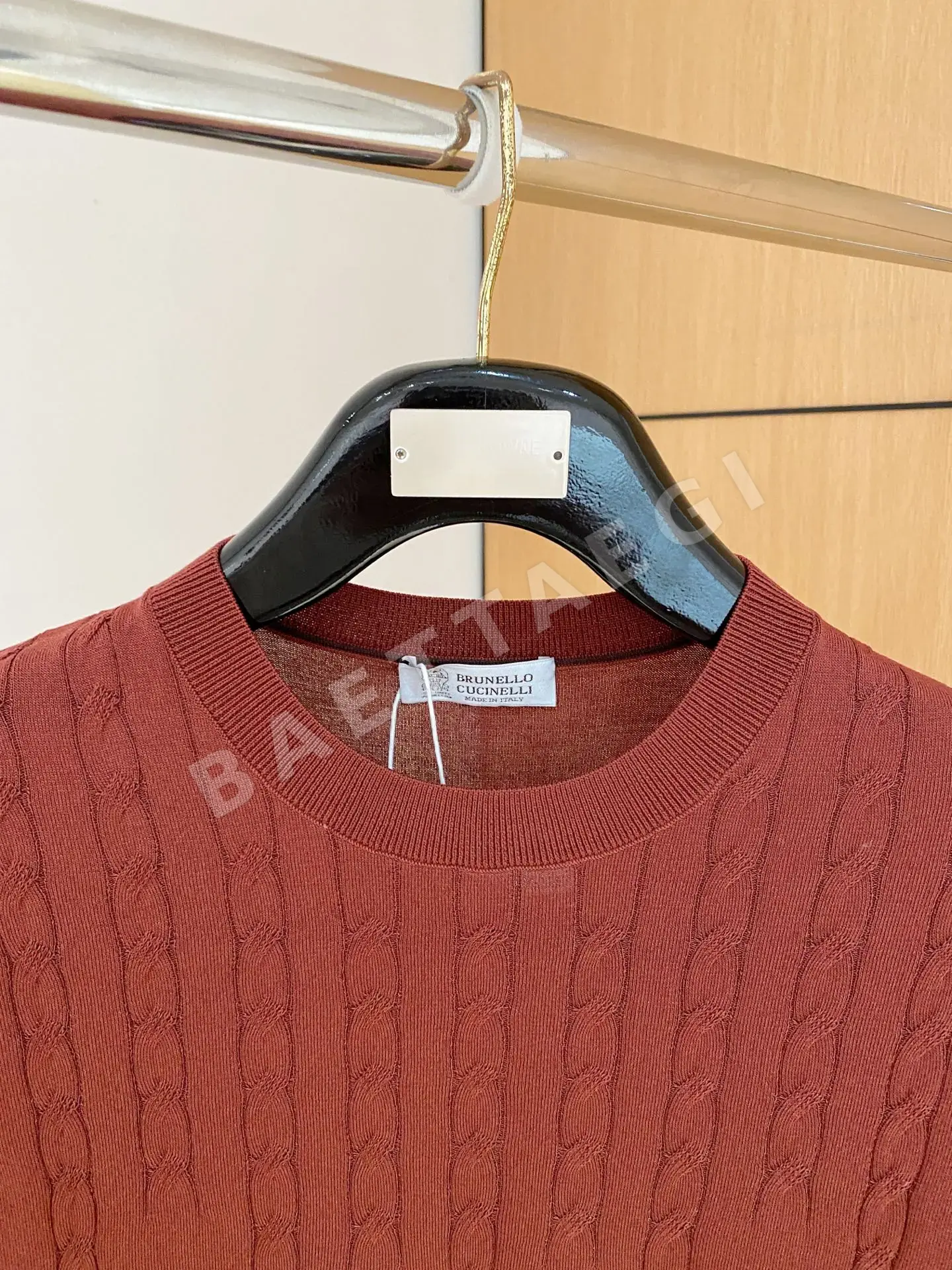 브루넬로쿠치넬리 남성 린넨 반팔 티셔츠 상세 이미지 3