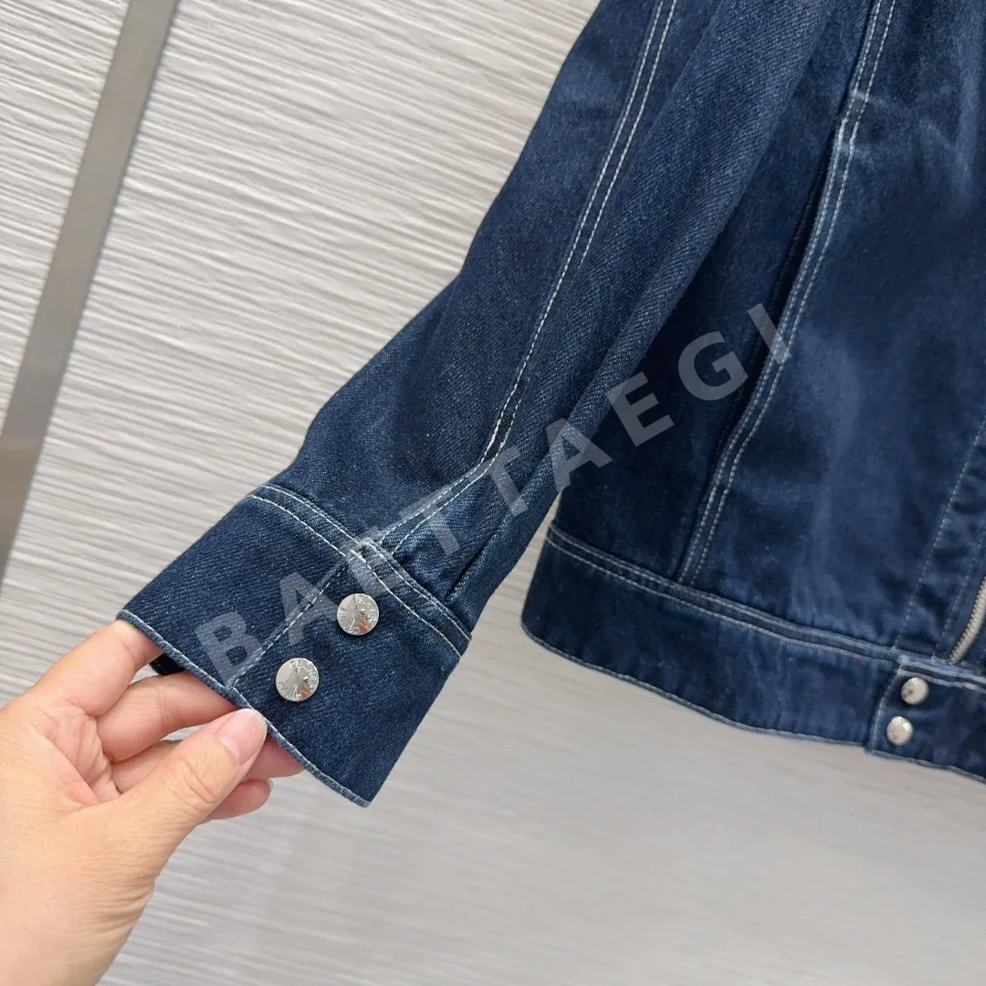 셀린느 데님 구조적 여성 자켓 상세 이미지 6